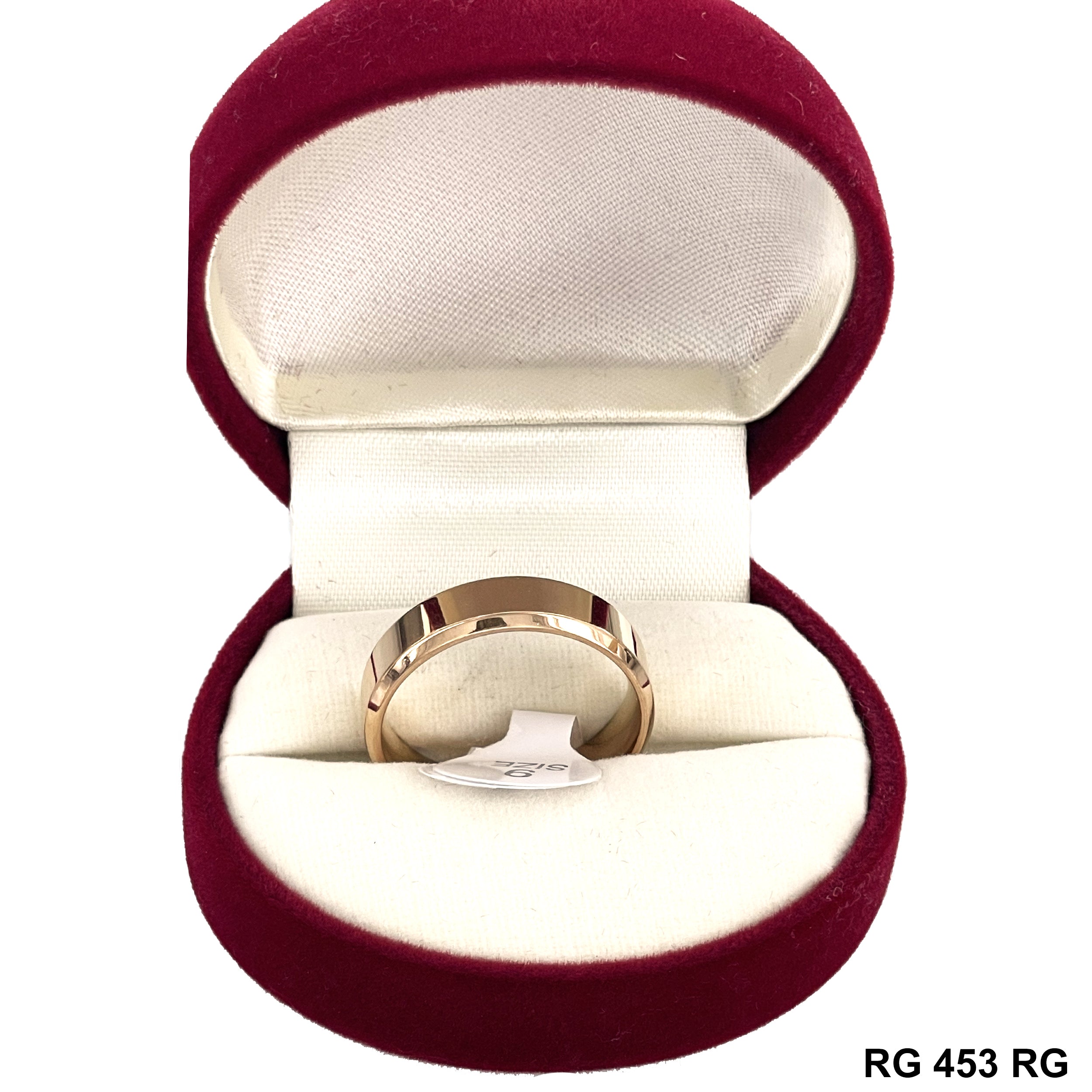 6 MM Stainless Steel Wedding Band RG 453 RG