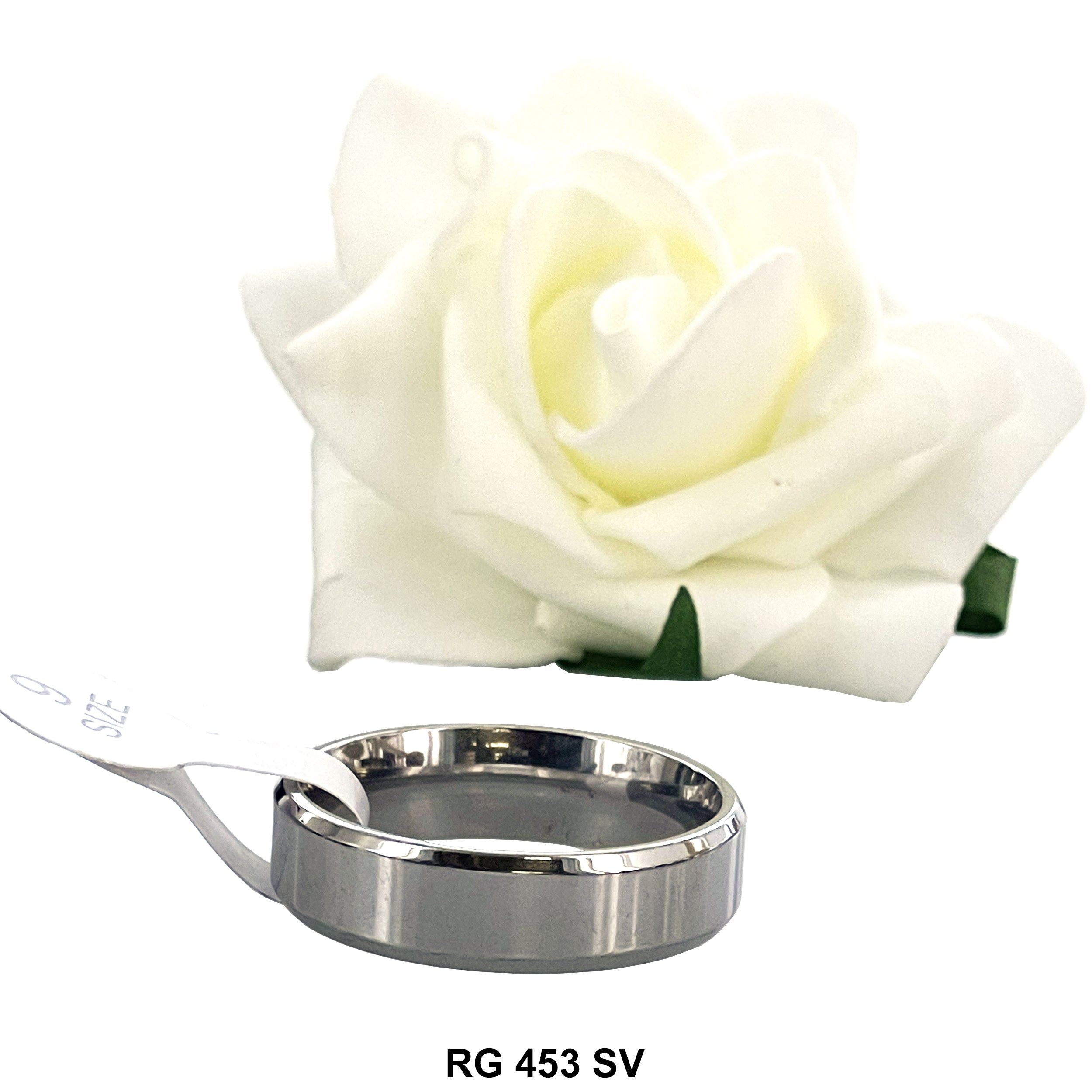 6 MM Stainless Steel Wedding Band RG 453 SV