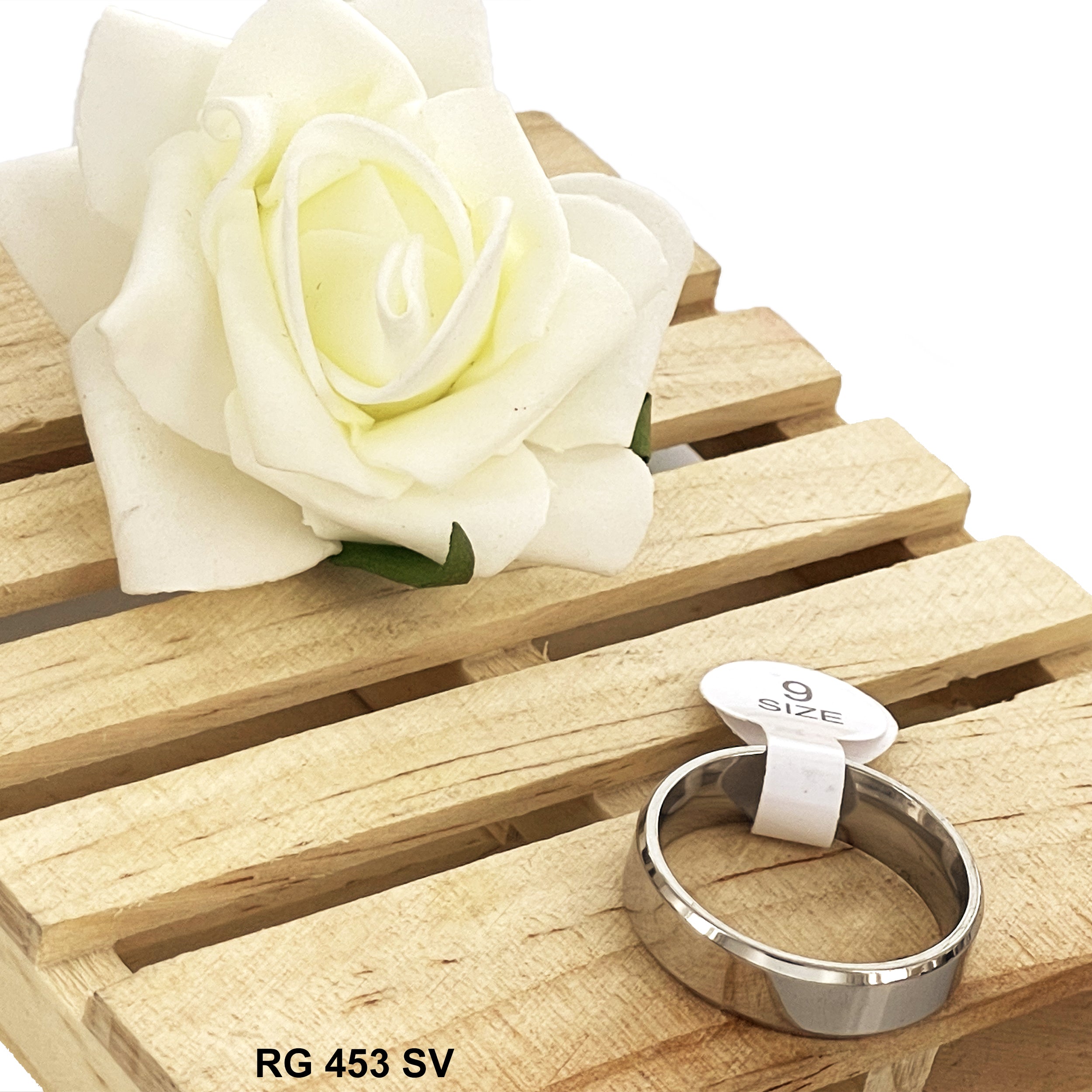 6 MM Stainless Steel Wedding Band RG 453 SV