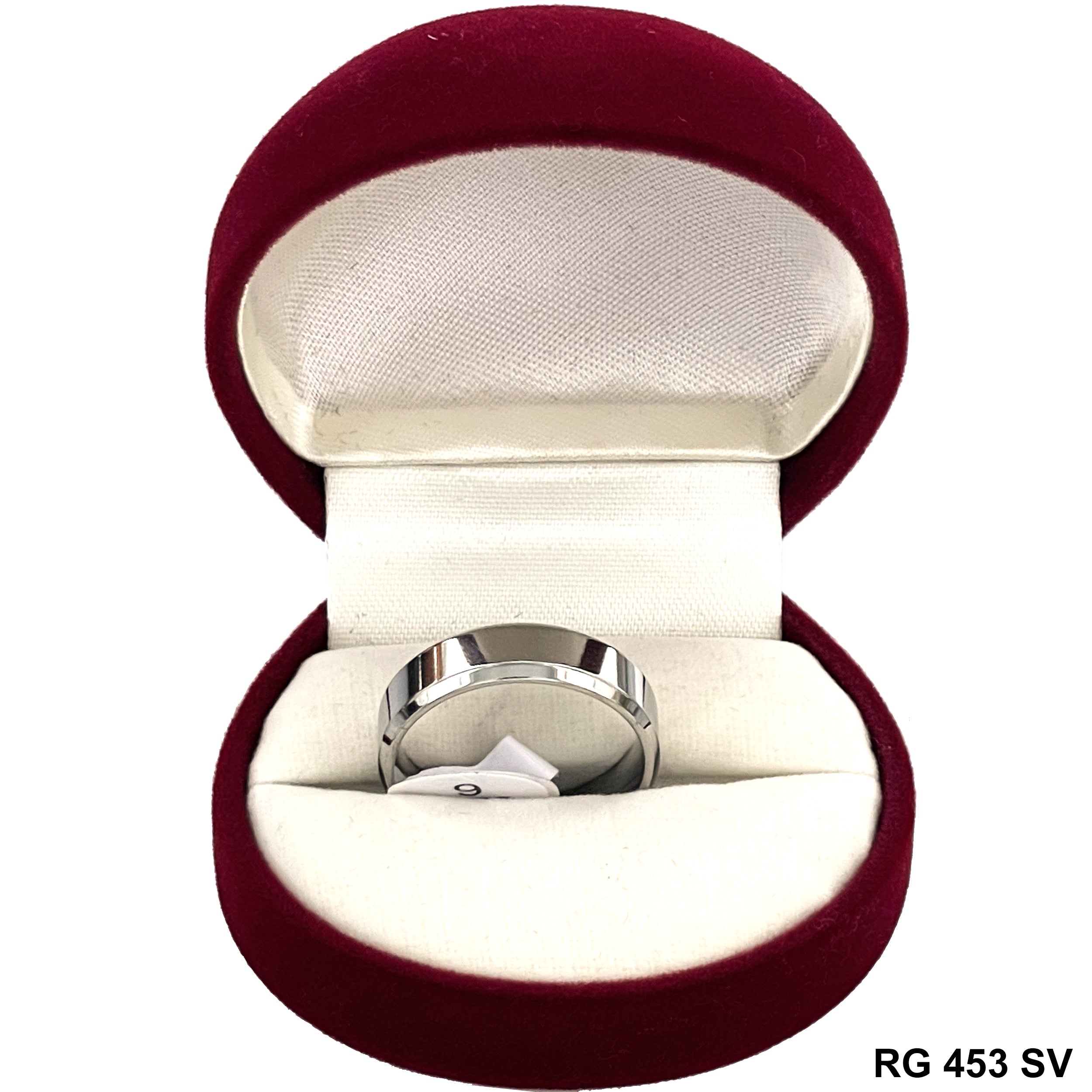 6 MM Stainless Steel Wedding Band RG 453 SV