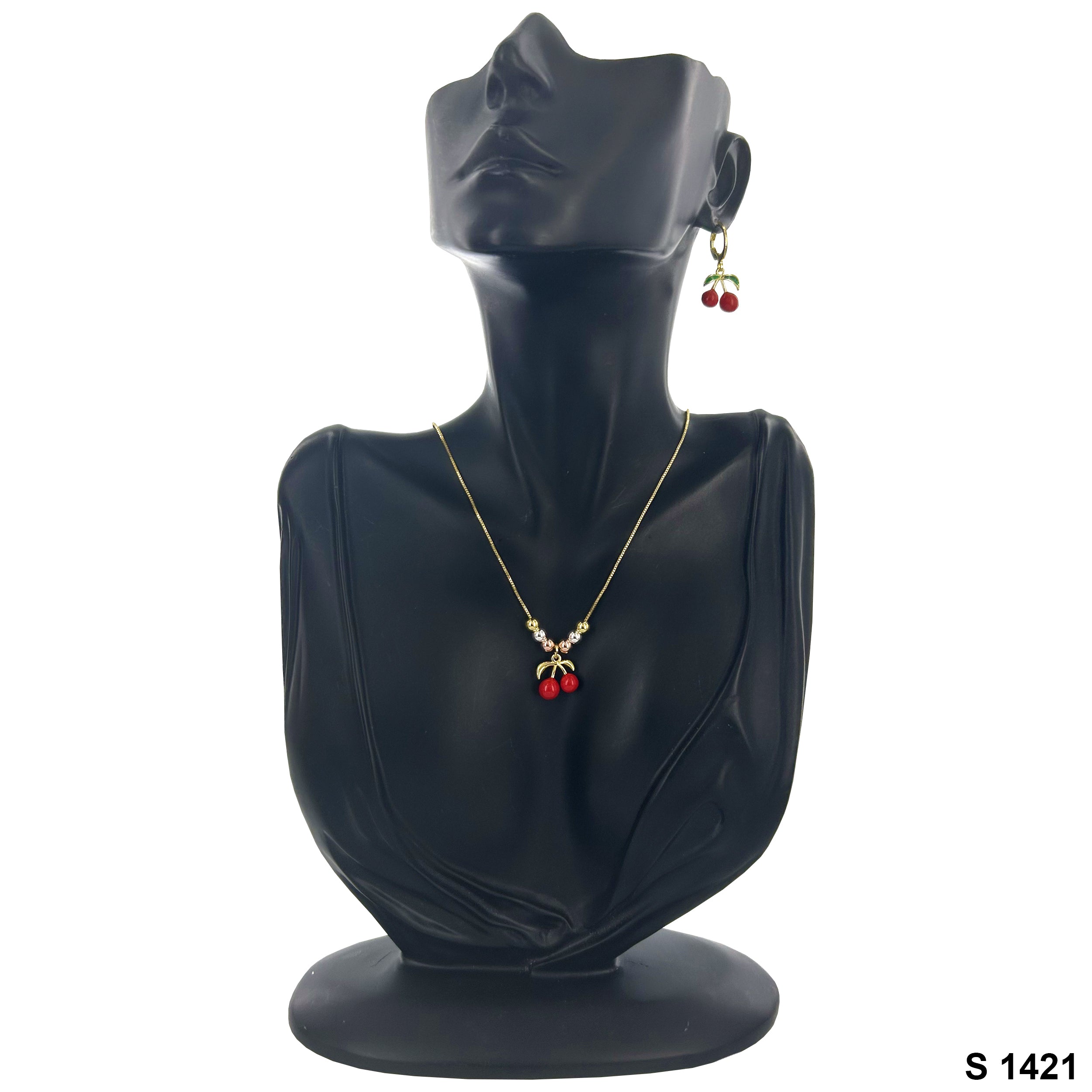 Cherry Necklace Set S 1421