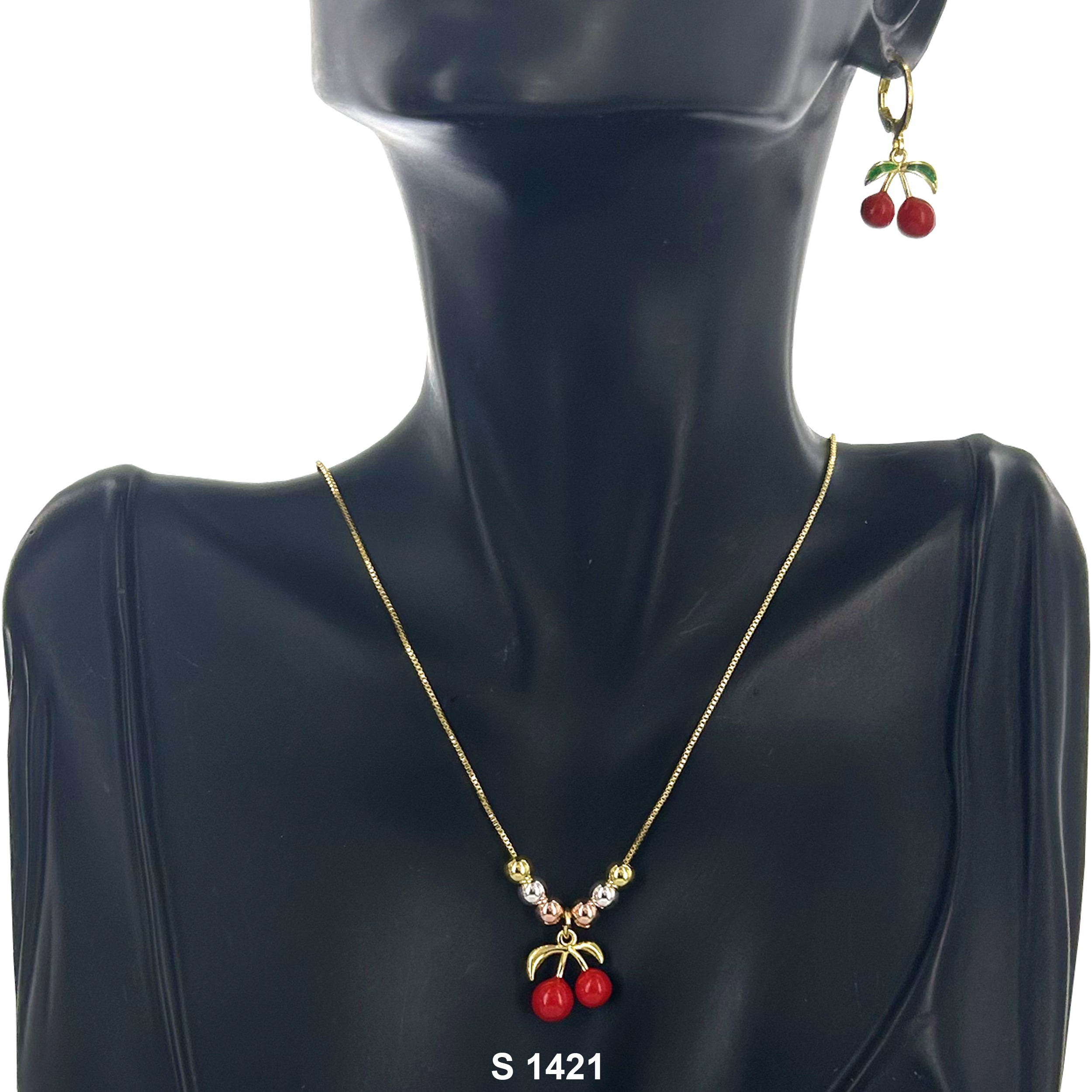 Cherry Necklace Set S 1421