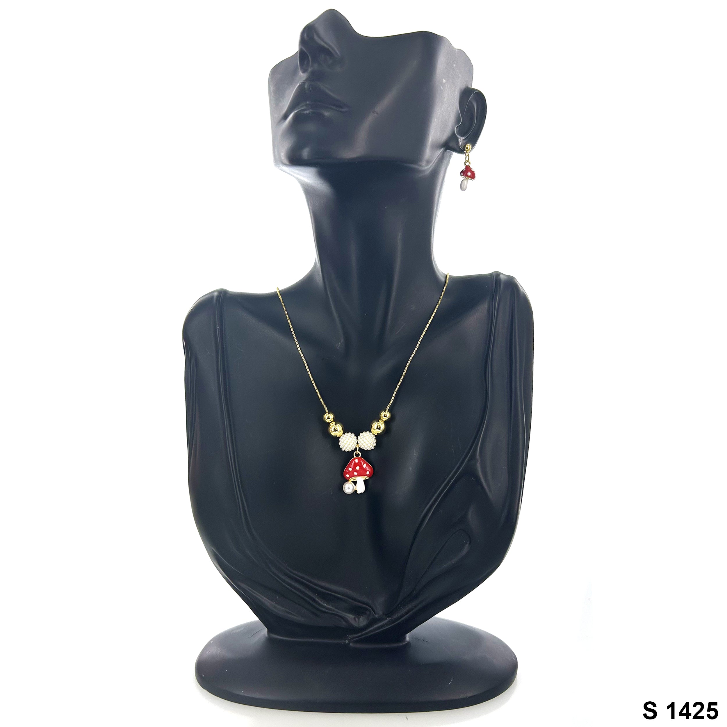 Mushroom Necklace Set S 1425