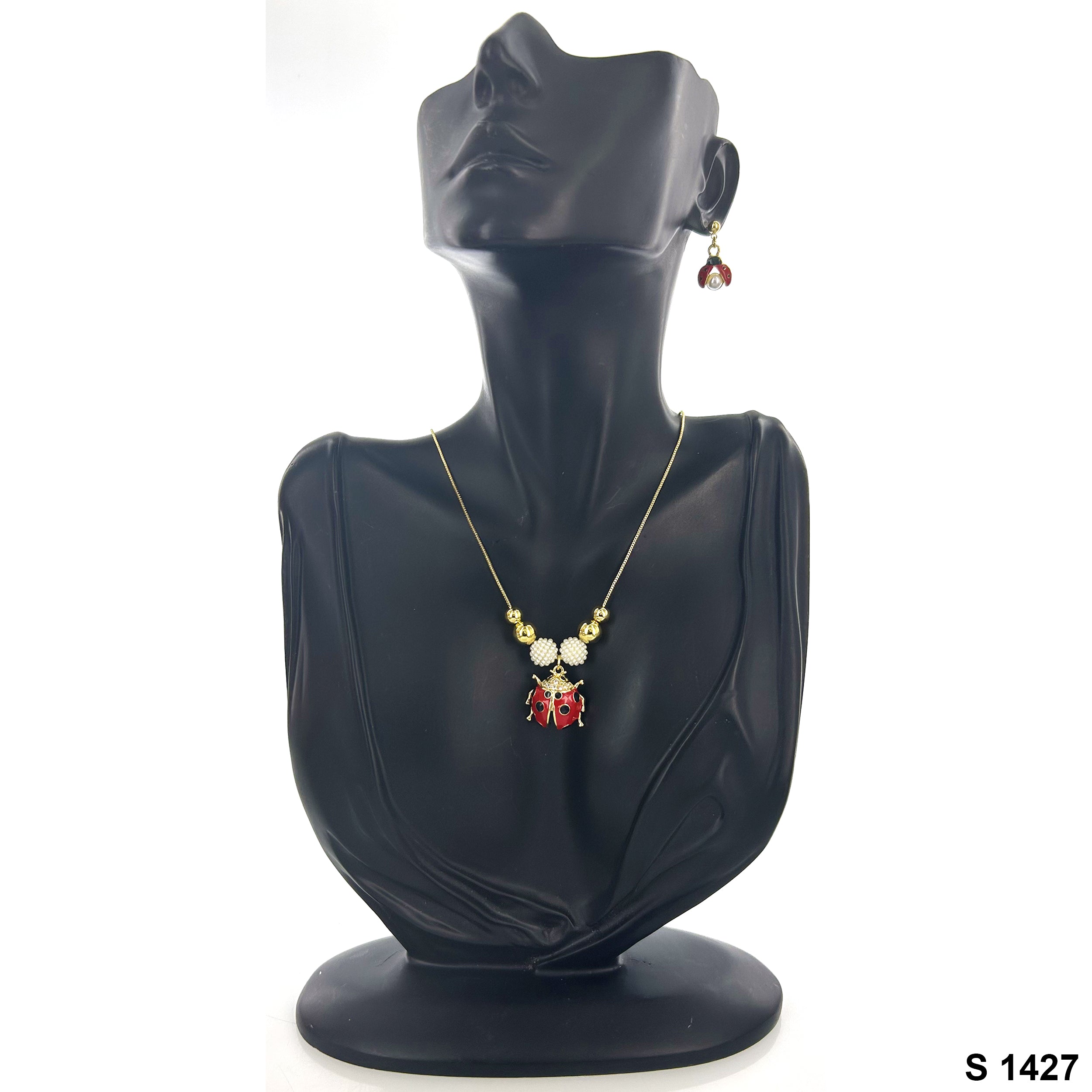 Ladybug Necklace Set S 1427