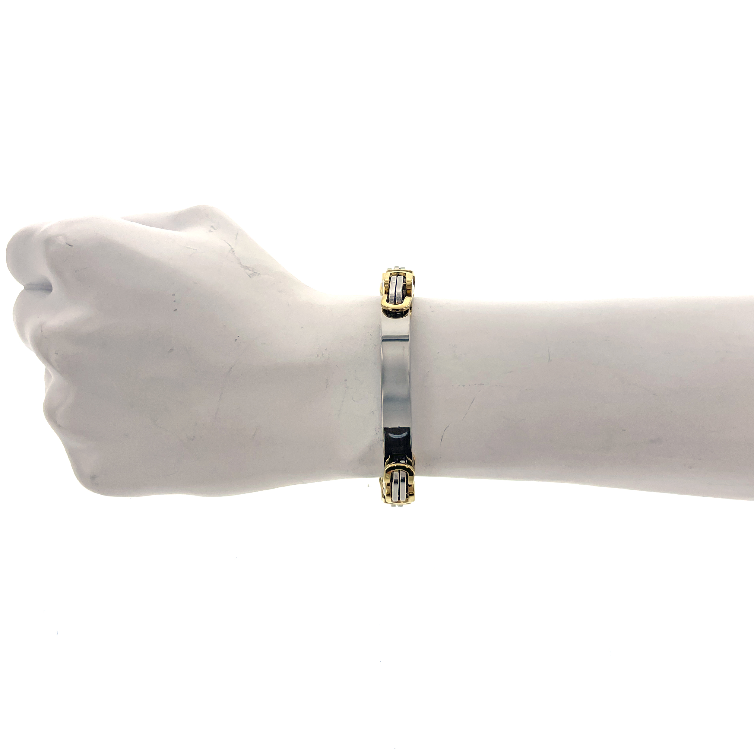 Two Tone ID Bracelets KCB 82