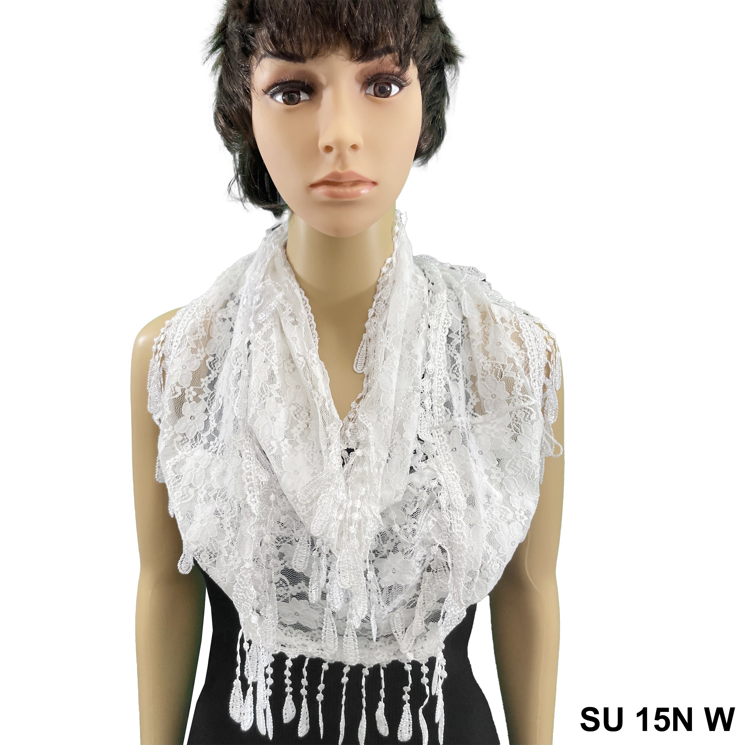 Lace Infinity Scarf SU 15N W