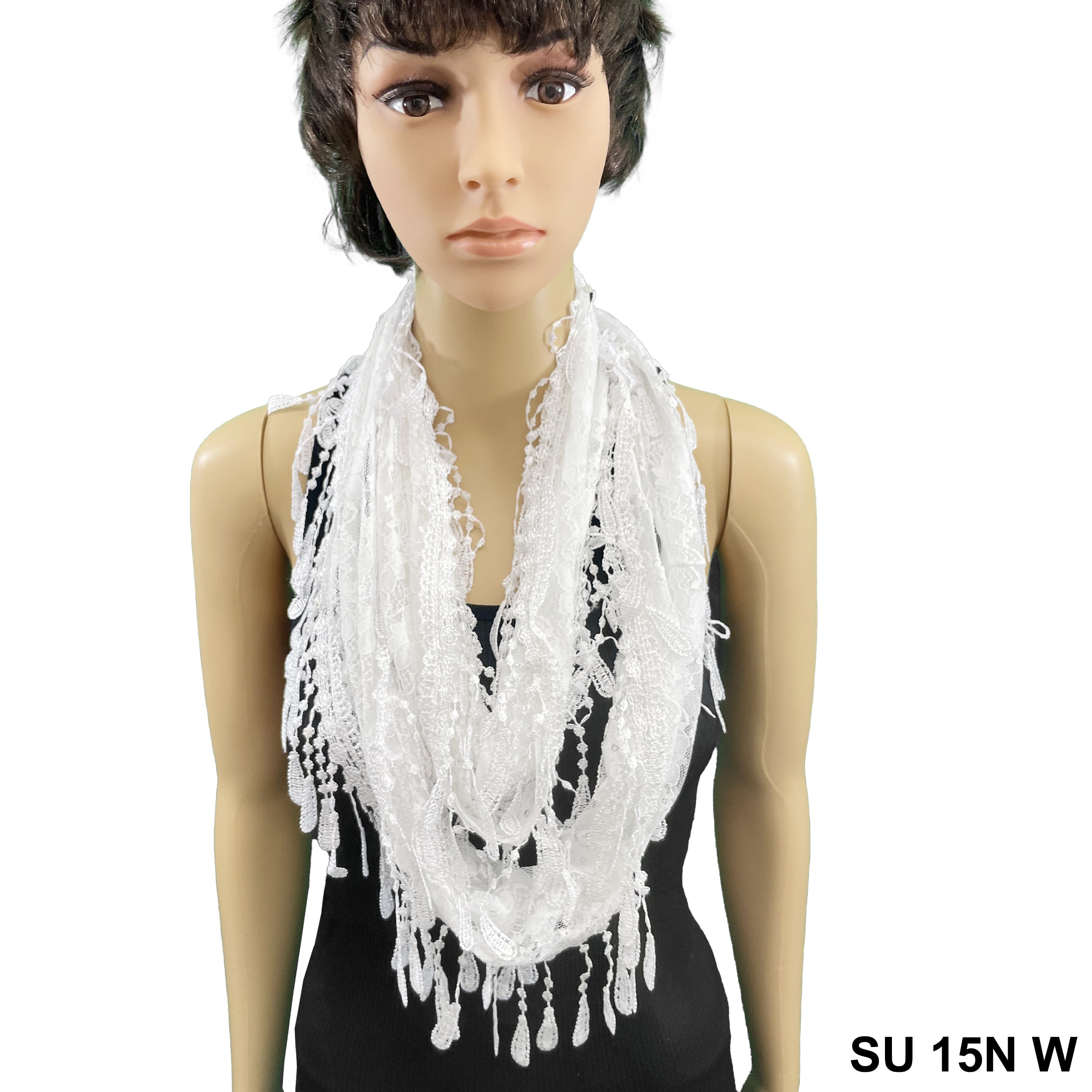 Lace Infinity Scarf SU 15N W