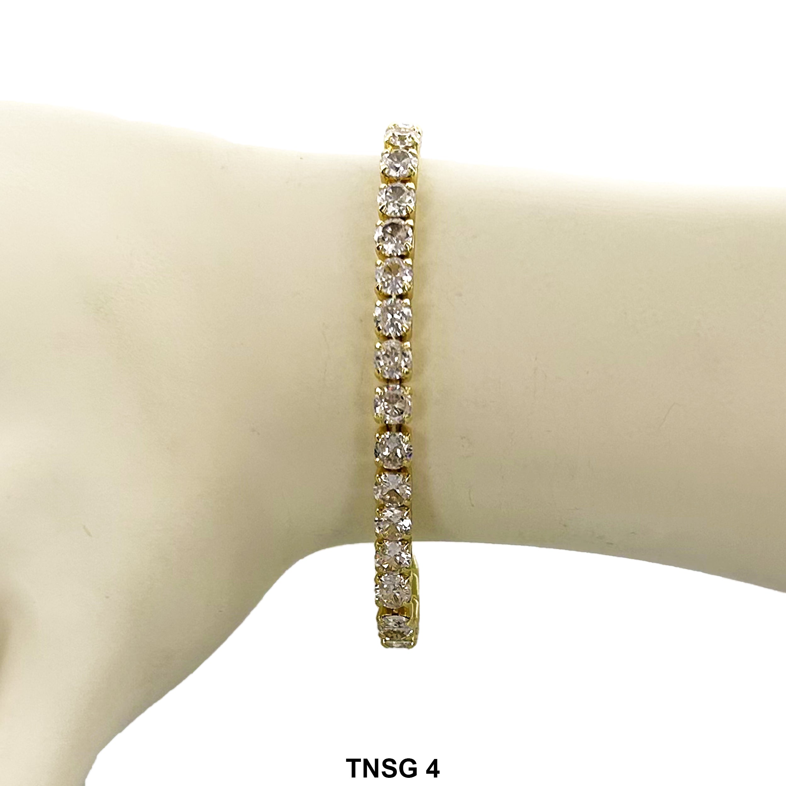 4 MM Tennis Bracelet TNSG 4W