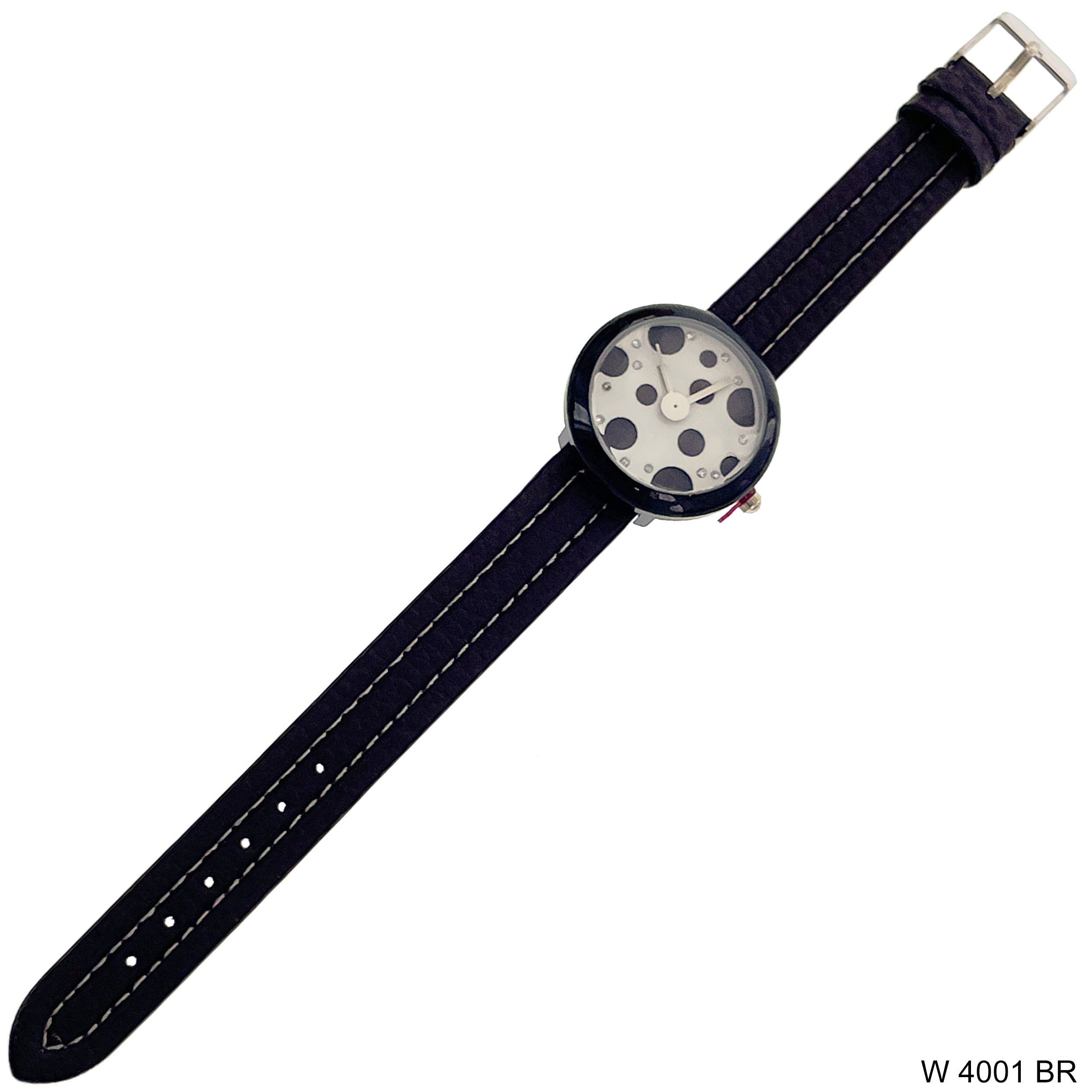 31 MM Wrist Watch Pu Leather Band W 4001 BR