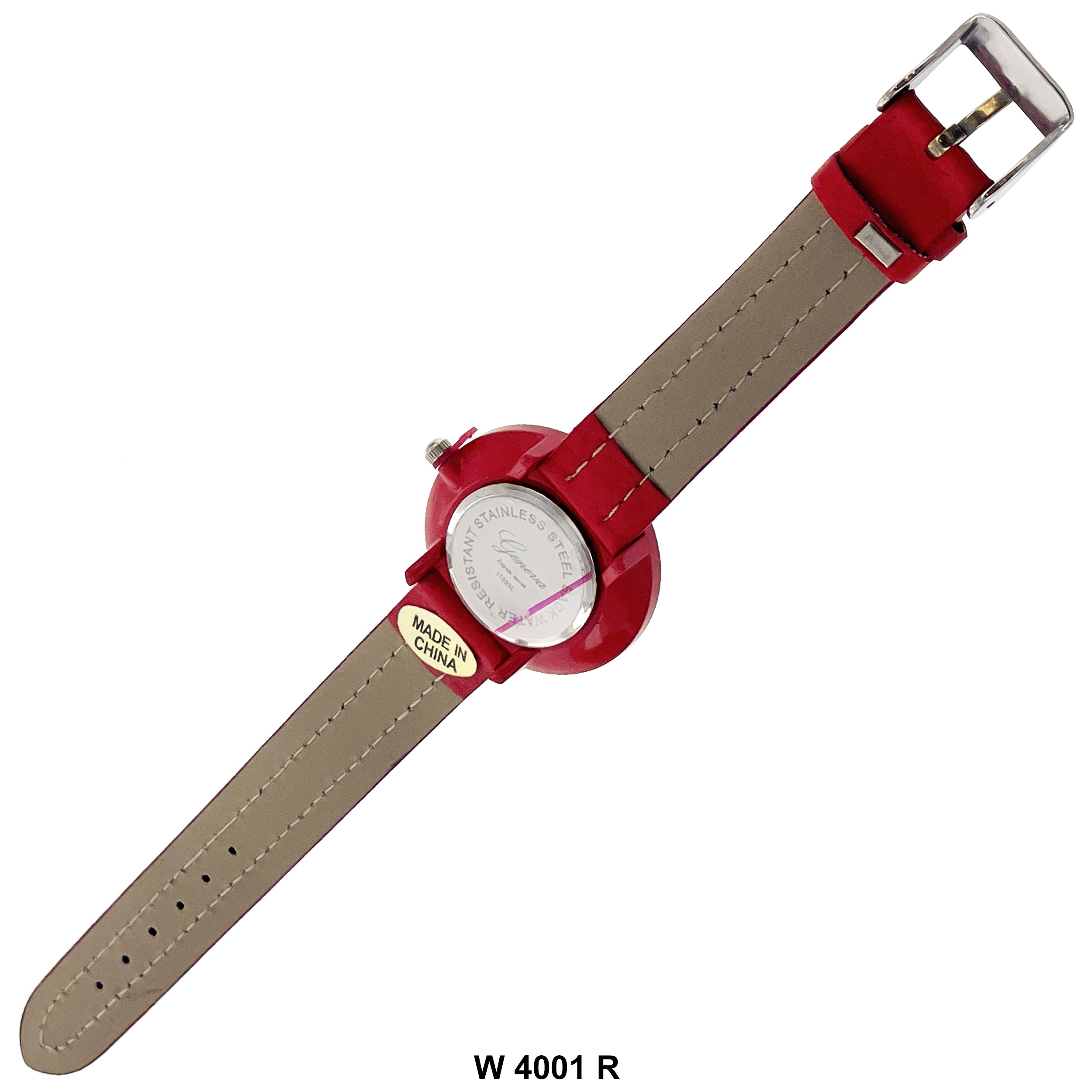 31 MM Wrist Watch Pu Leather Band W 4001 R