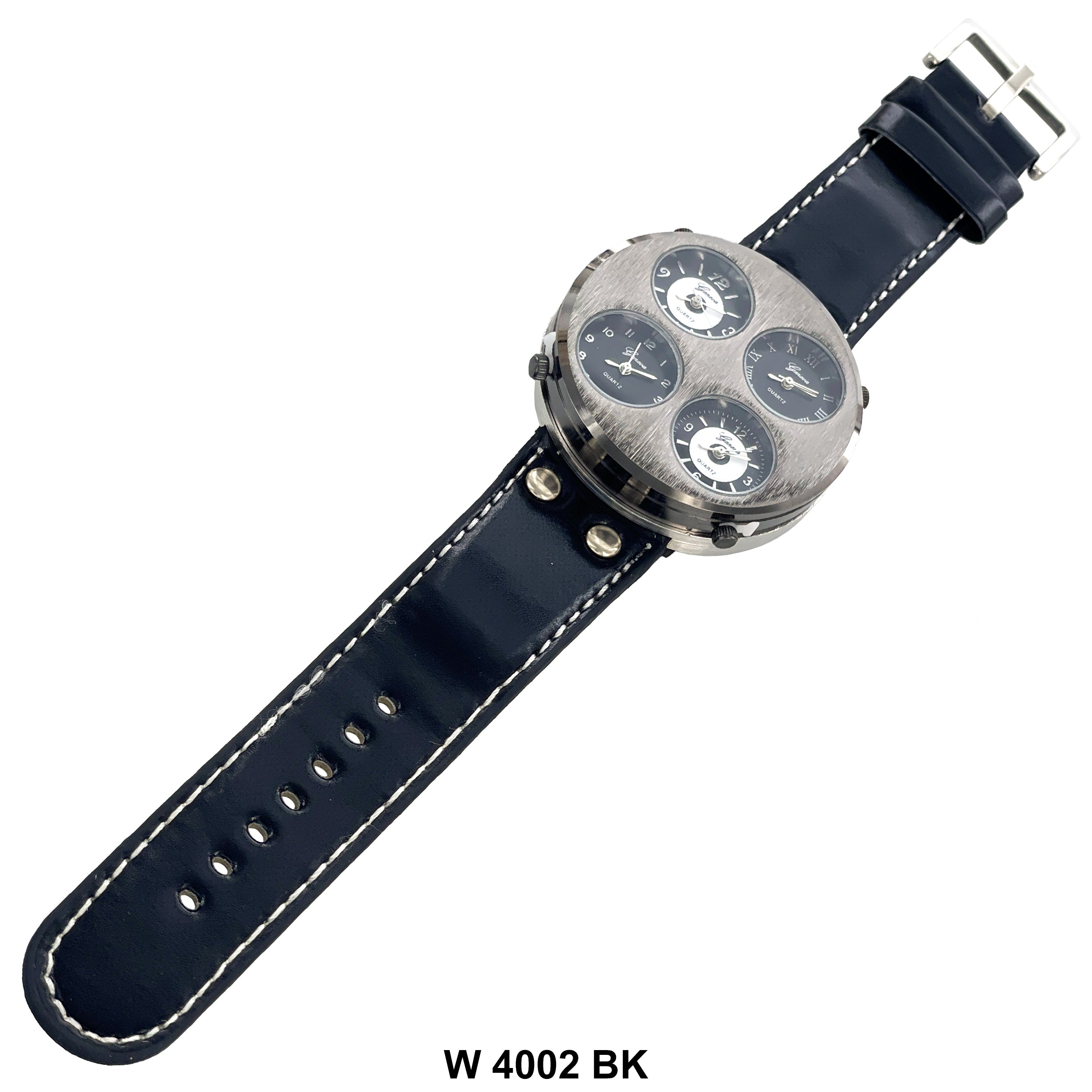 31 MM Wrist Watch Pu Leather Band W 4002 BK