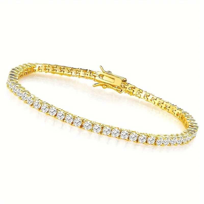 5 MM Micro Pave Tennis Bracelet YN550M03 GW