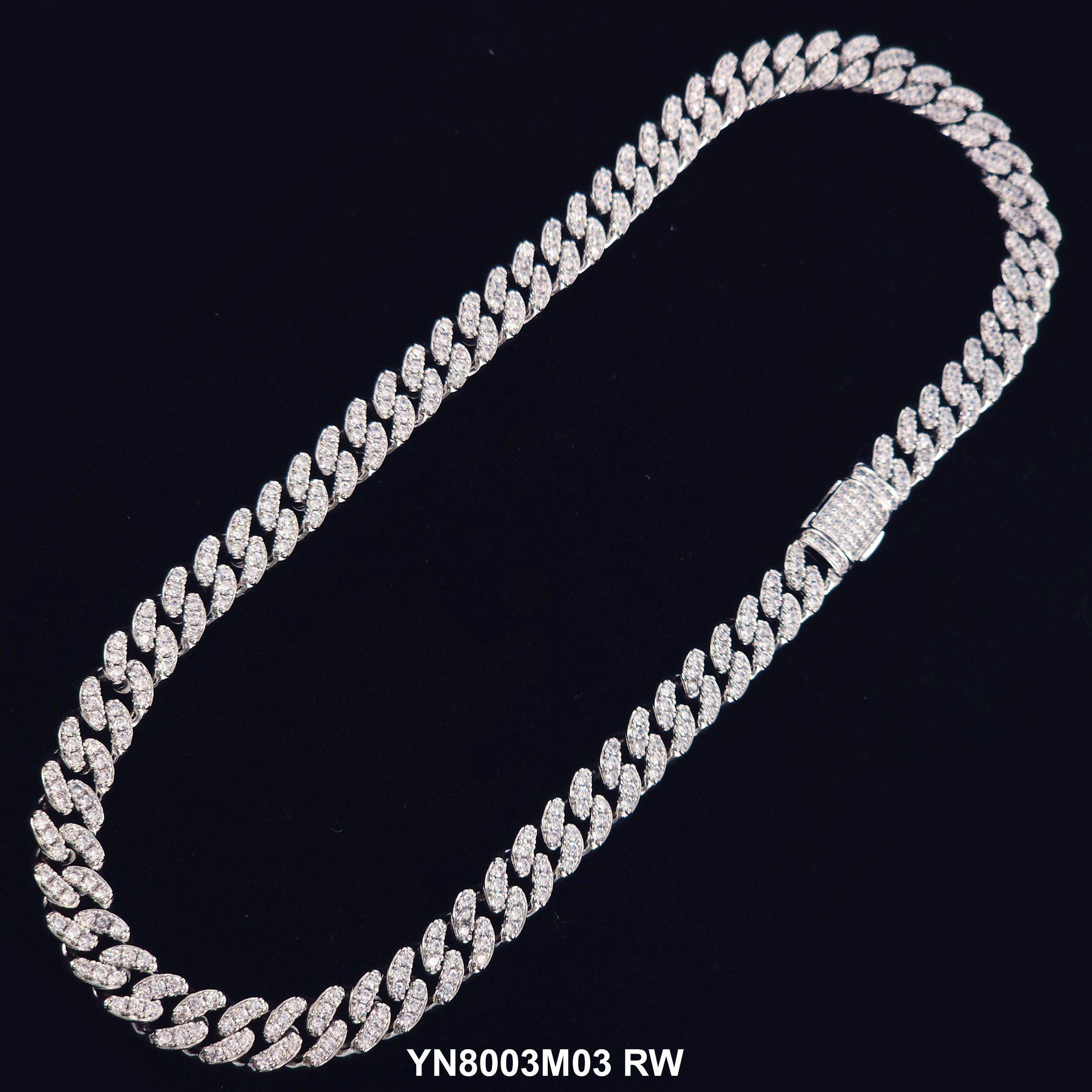 9 MM Micro CZ Stones Chain YN9003M03 RW