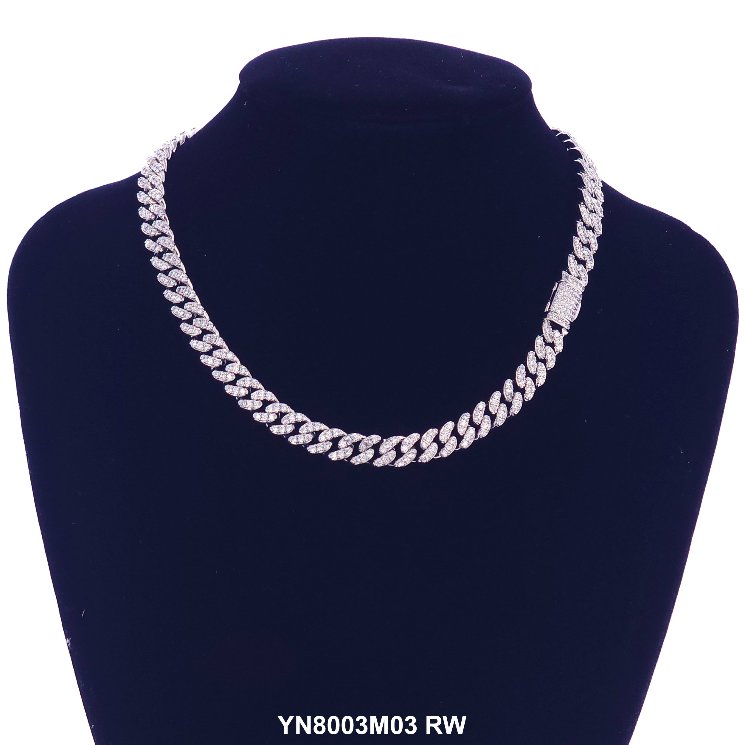 9 MM Micro CZ Stones Chain YN9003M03 RW