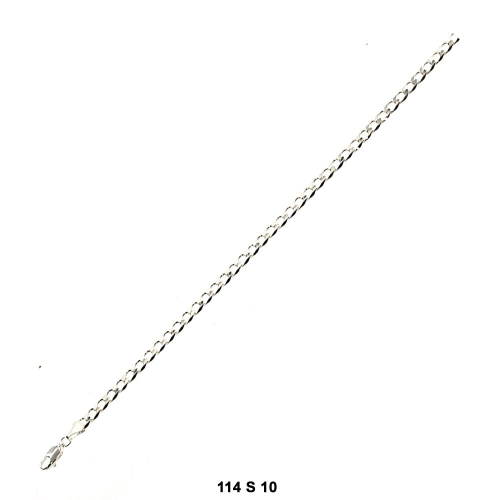 4.8 MM Cuban Anklet C 114 S A