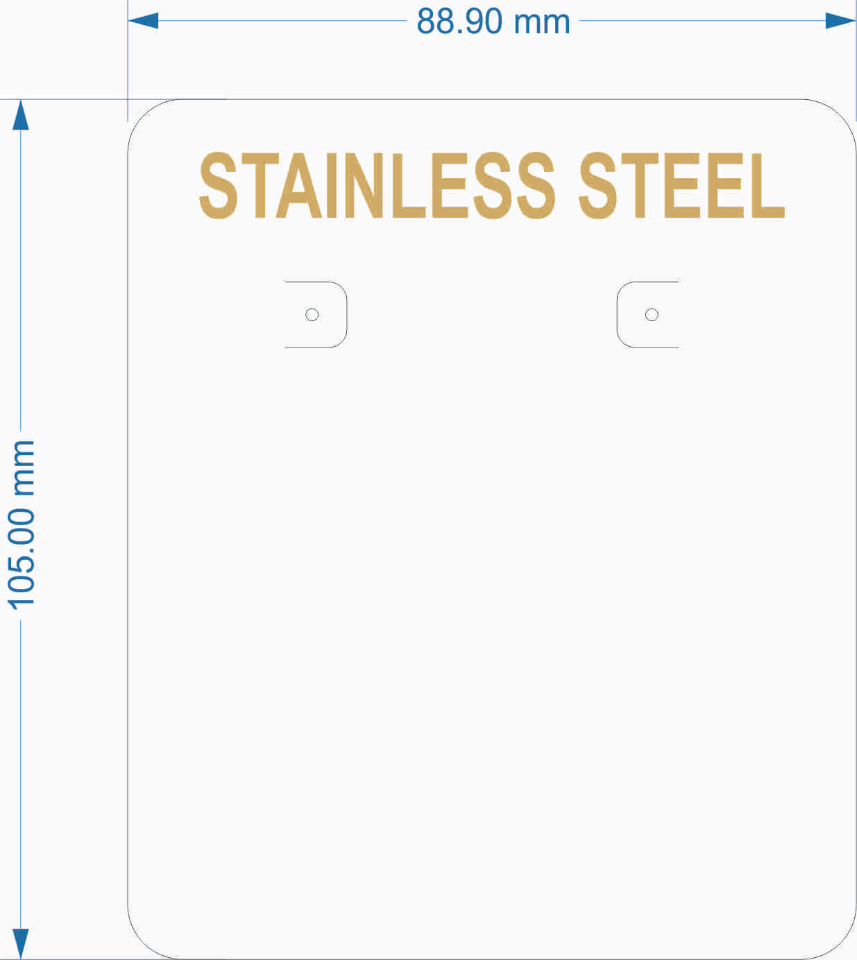 Cartón de embalaje de acero inoxidable PC 6 STG