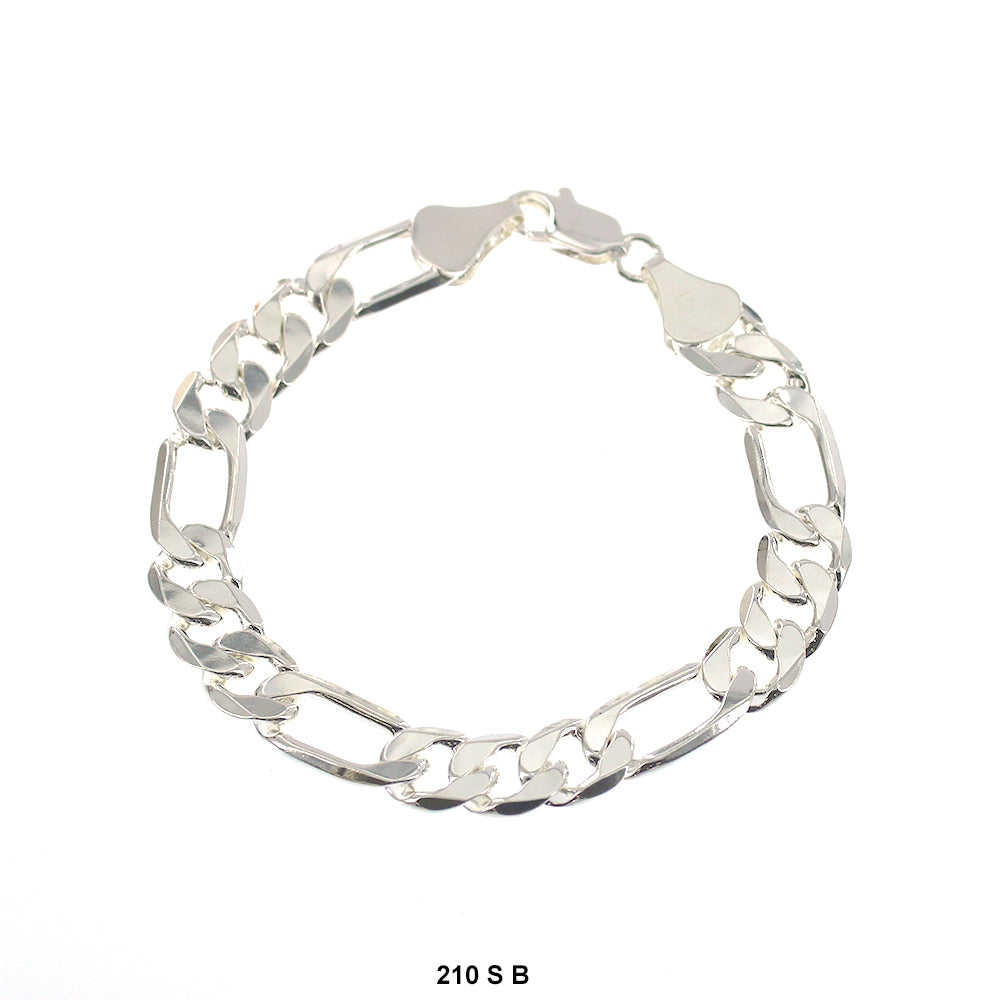 10.1 MM Figaro Bracelet 210 S B