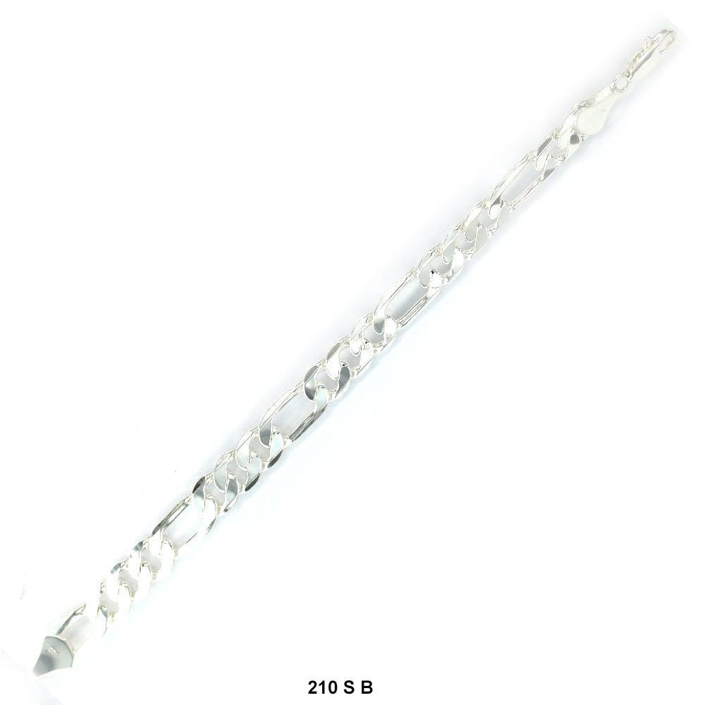 10.1 MM Figaro Bracelet 210 S B