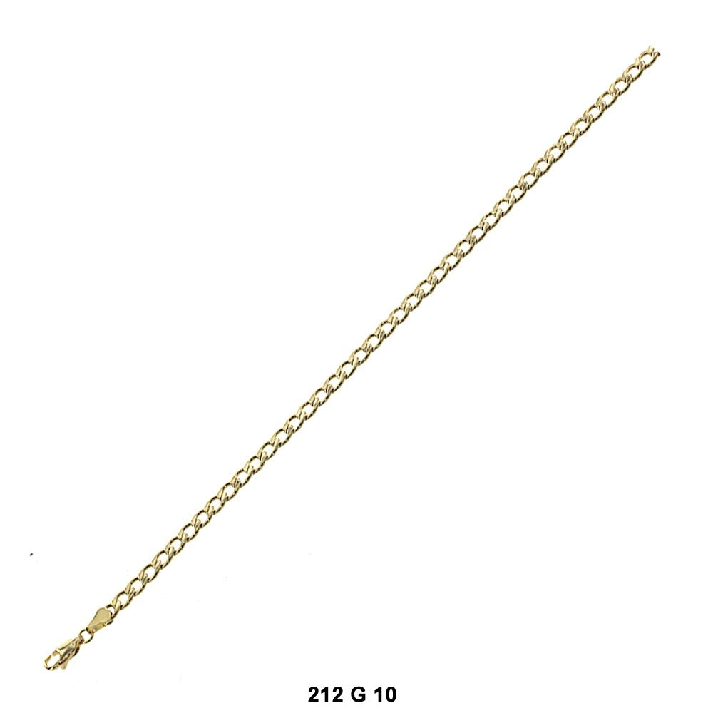 4.7 MM Cuban Anklet C 212 G A