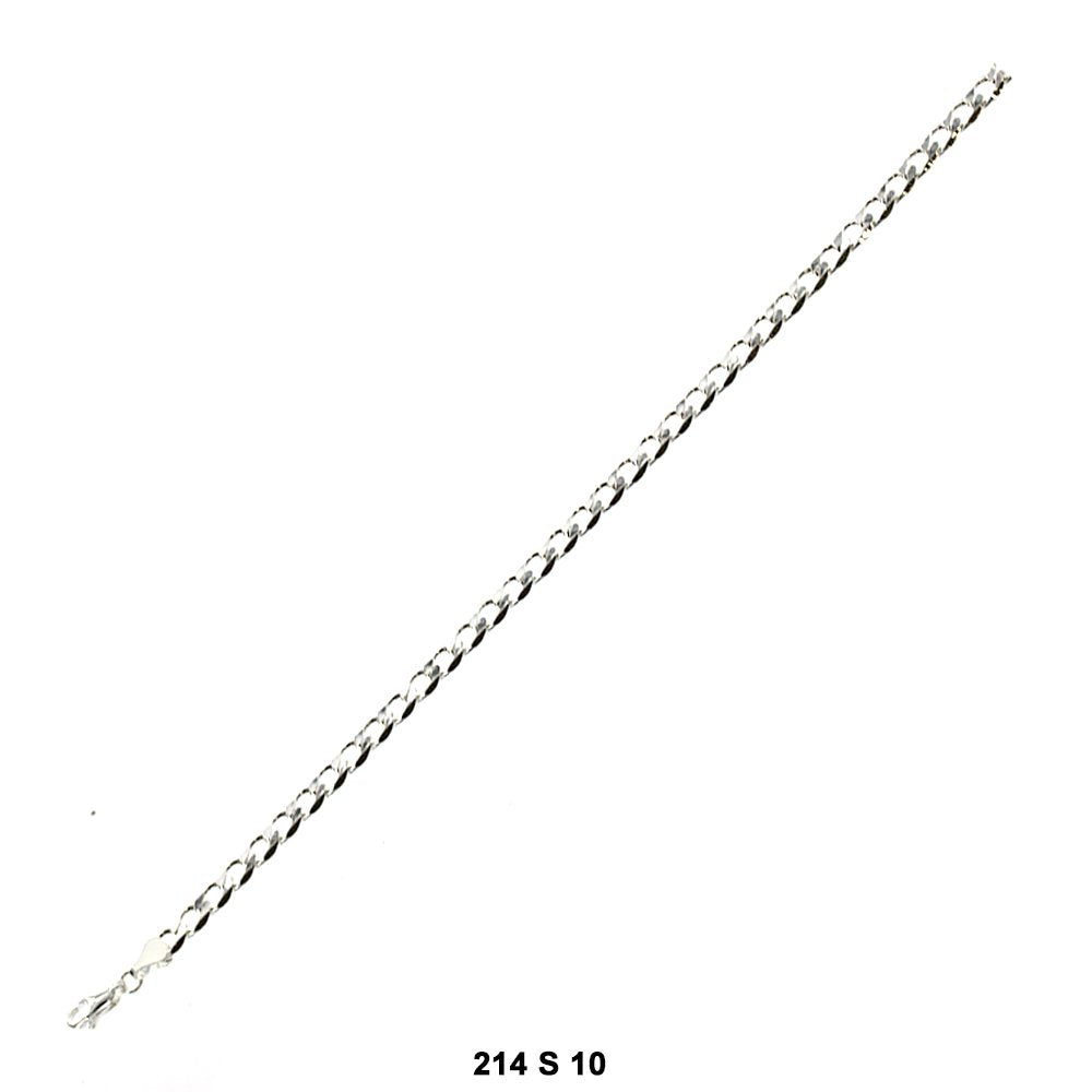 5.7 MM Cuban Anklet C 214 (S) A