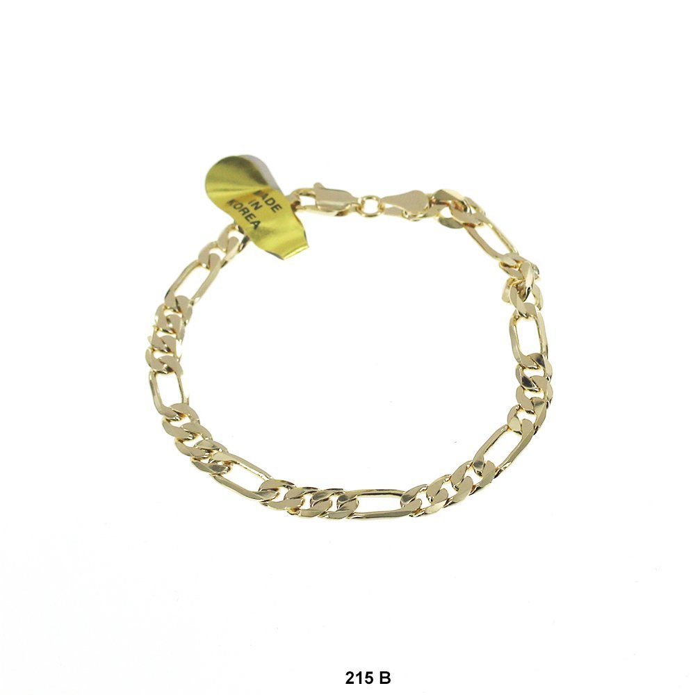 5.7 MM Figaro Bracelet 215 G 8" B