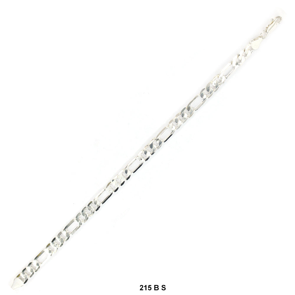 5.7 MM Figaro Bracelet 215 S 8" B