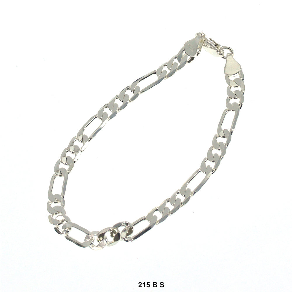 5.7 MM Figaro Bracelet 215 S 8" B