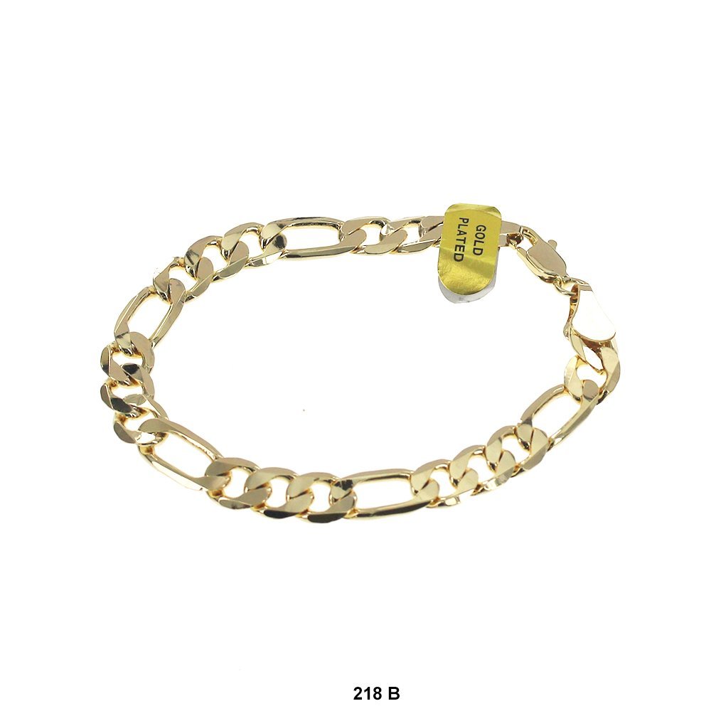 7.9 MM Figaro Bracelet 218 G 8" B