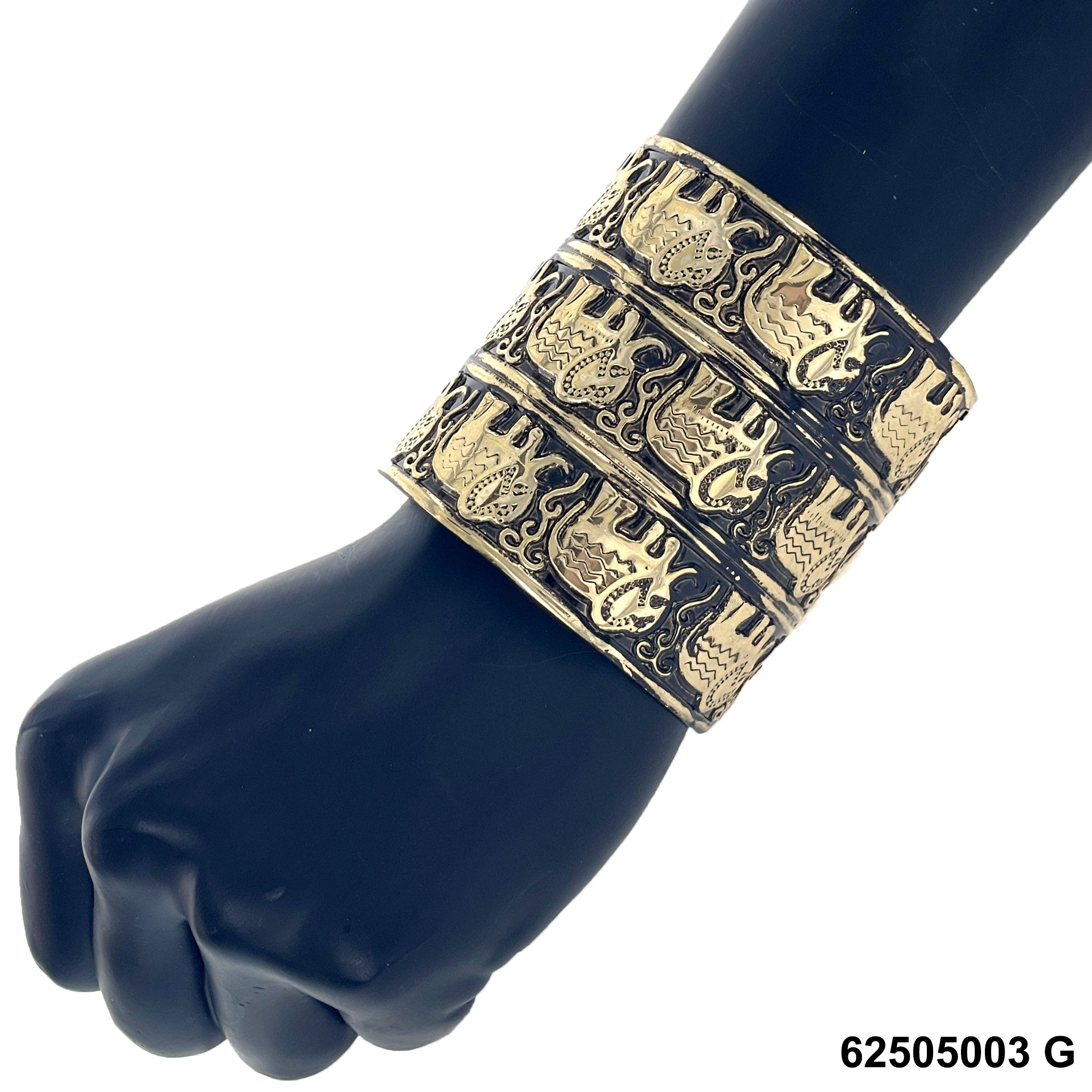 Elephant Cuff Bangle Bracelet 62505003 G