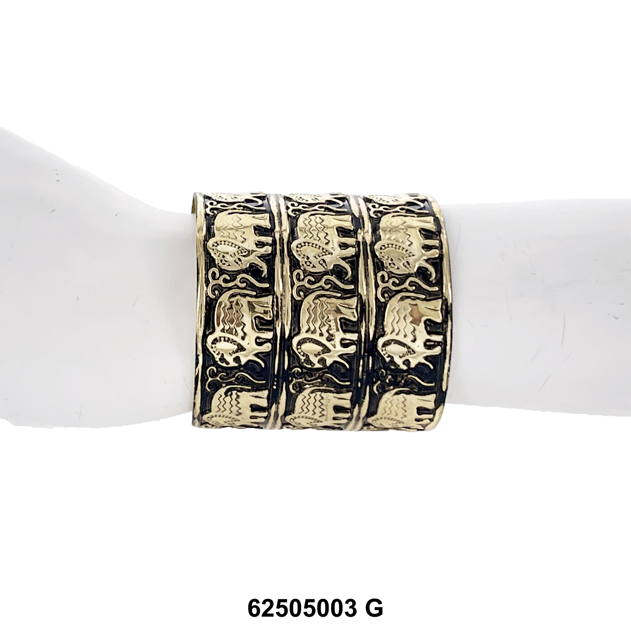 Elephant Cuff Bangle Bracelet 62505003 G