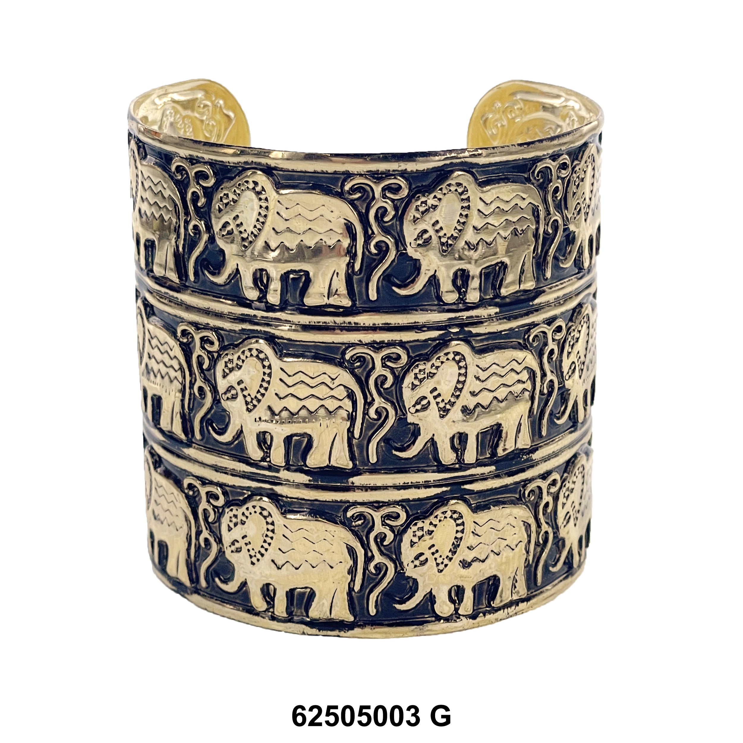 Elephant Cuff Bangle Bracelet 62505003 G