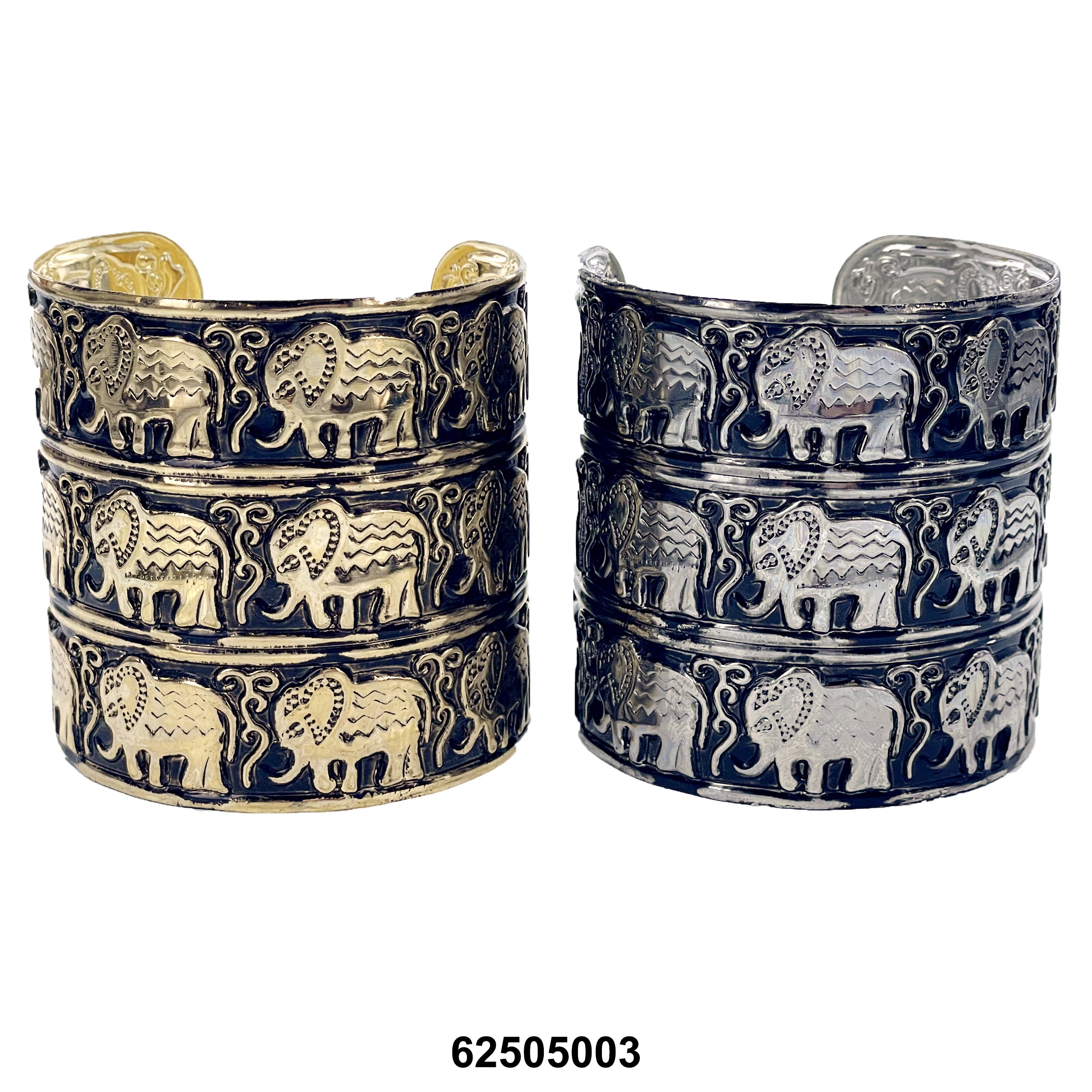 Elephant Cuff Bangle Bracelet 62505003 G