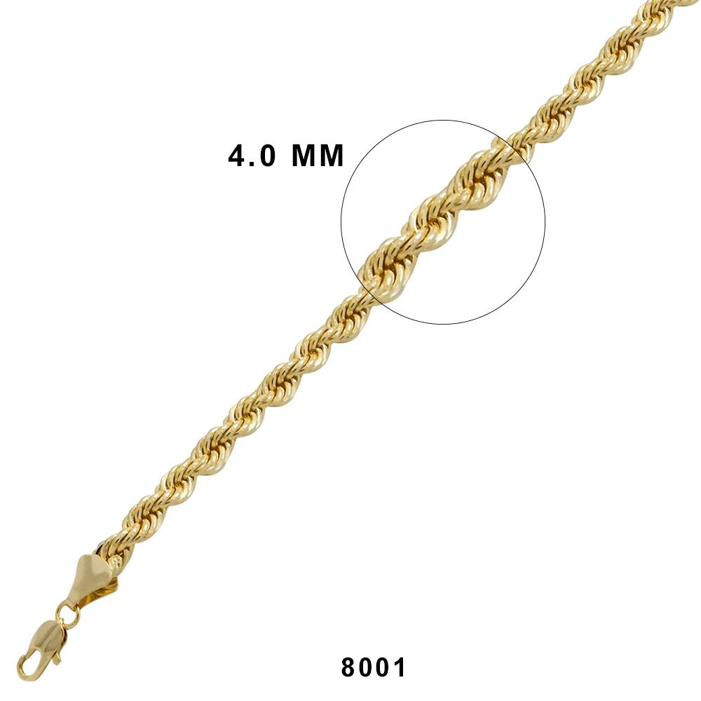 Cadena de cuerda de 4 mm 8001 18" G