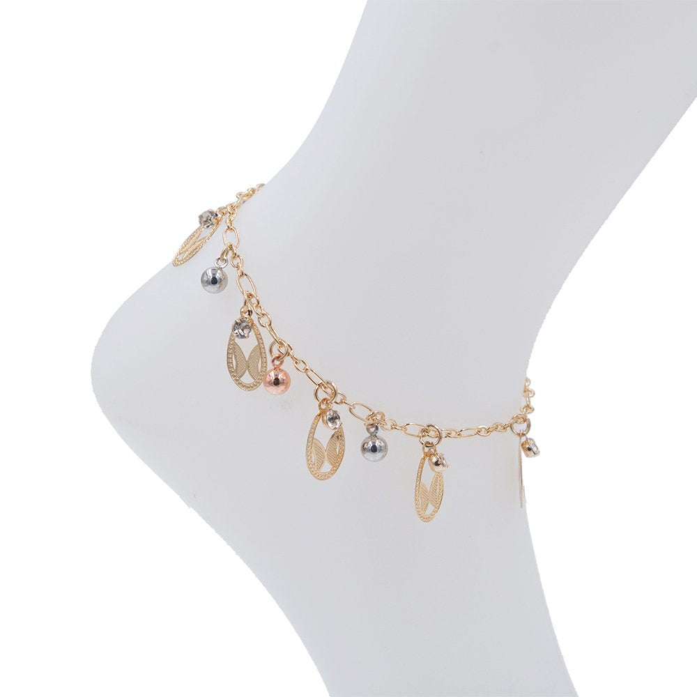 Butterflies And Stones Anklet A 1041