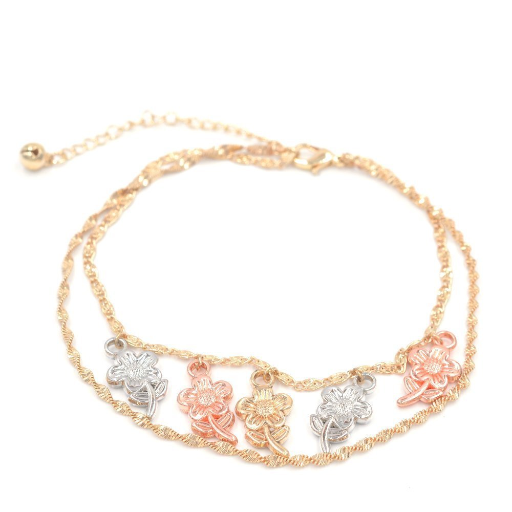 Flowers Anklet A 1060