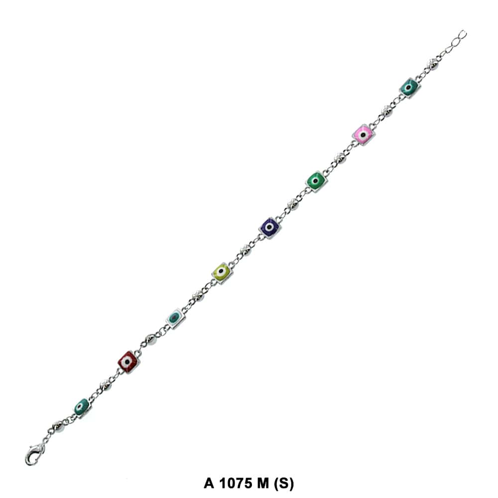 Moon Evil Eye Anklet A 1075 M S