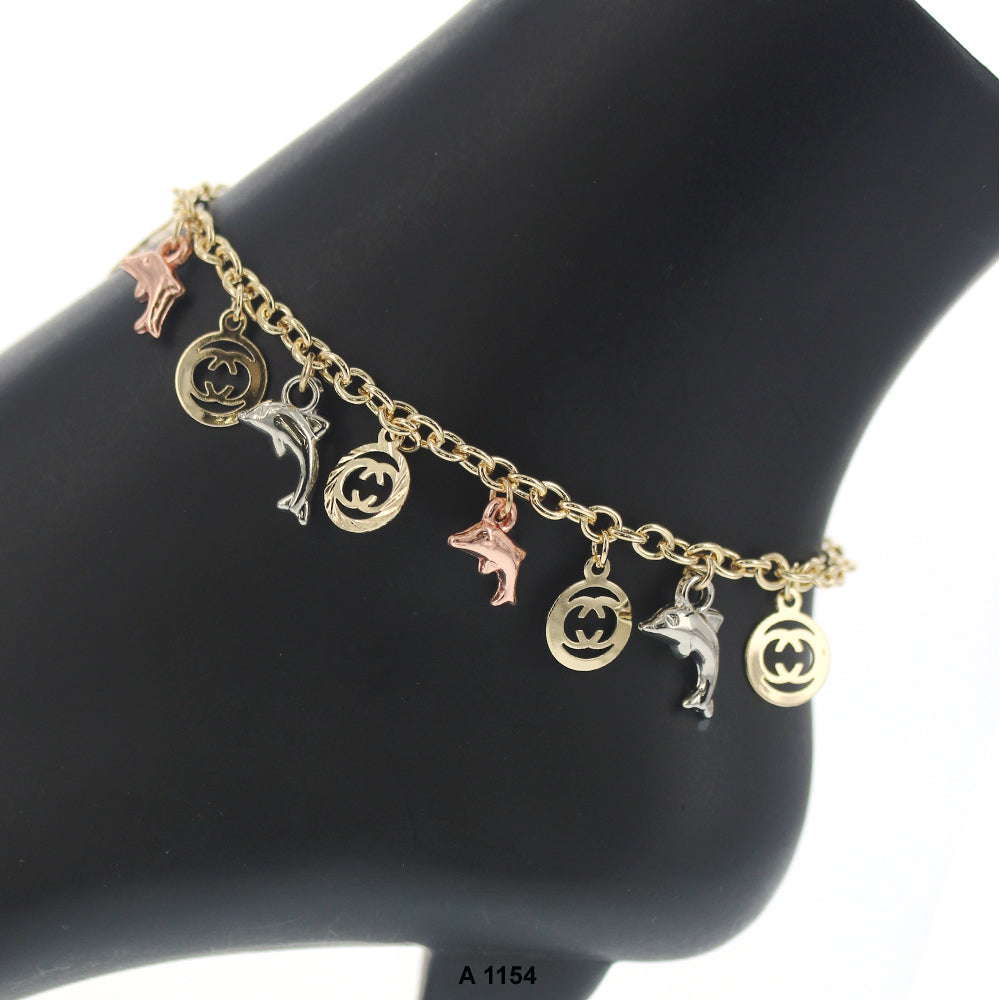 Dolphins Anklet A 1154