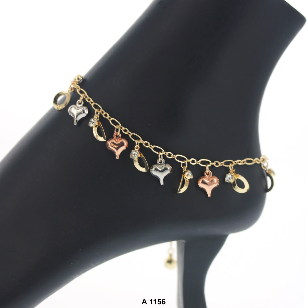 Hearts Anklet A 1156