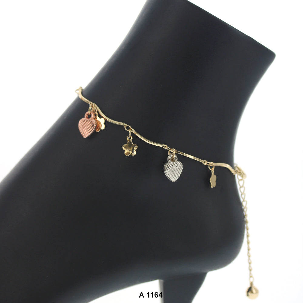 Hearts Anklet A 1164