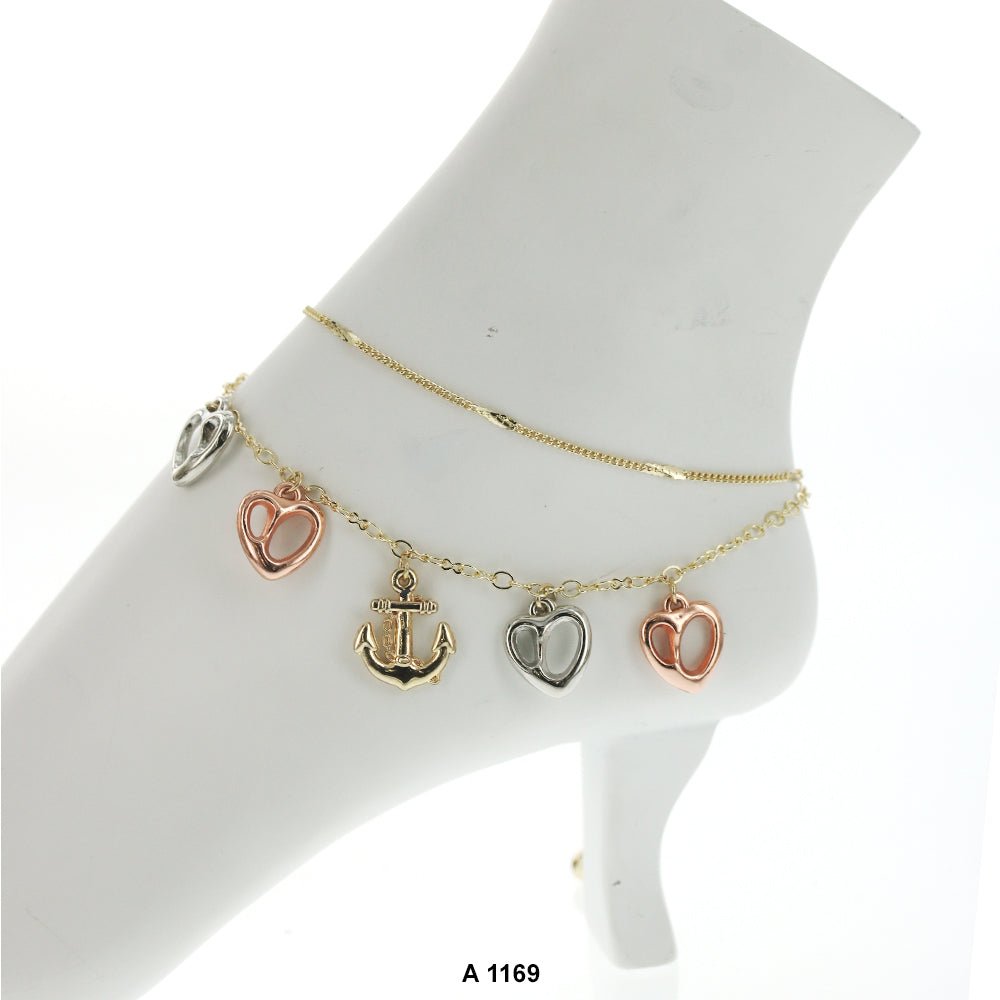 Hearts Anklet A 1169