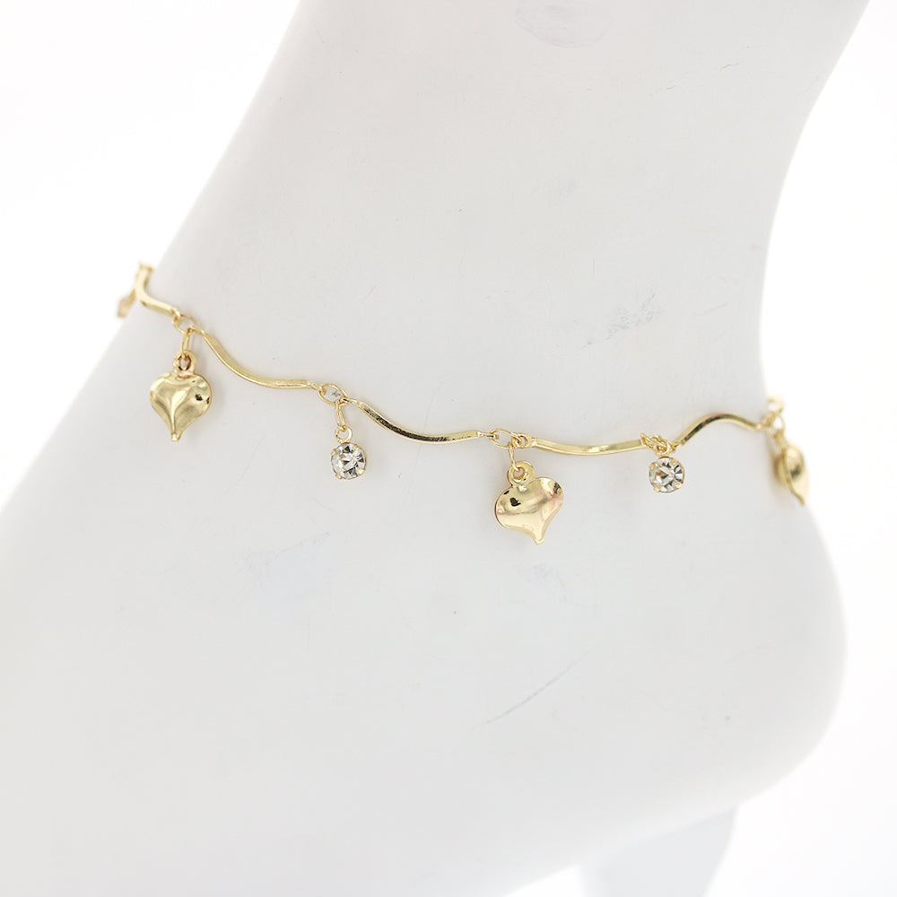 Heart Anklets A 1193