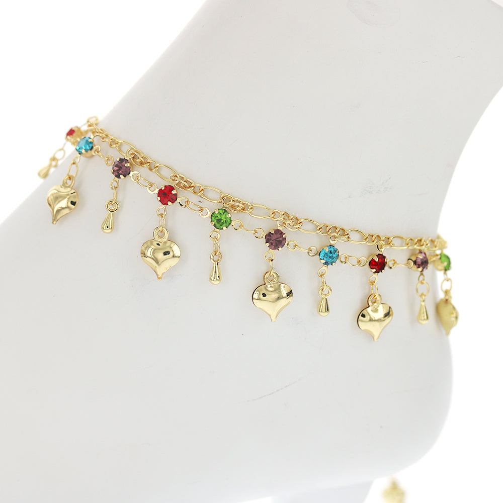 Heart Anklets A 1199
