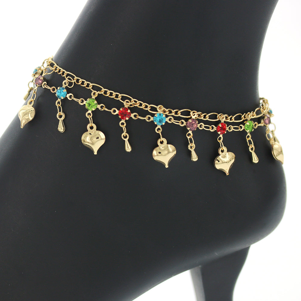 Heart Anklets A 1199