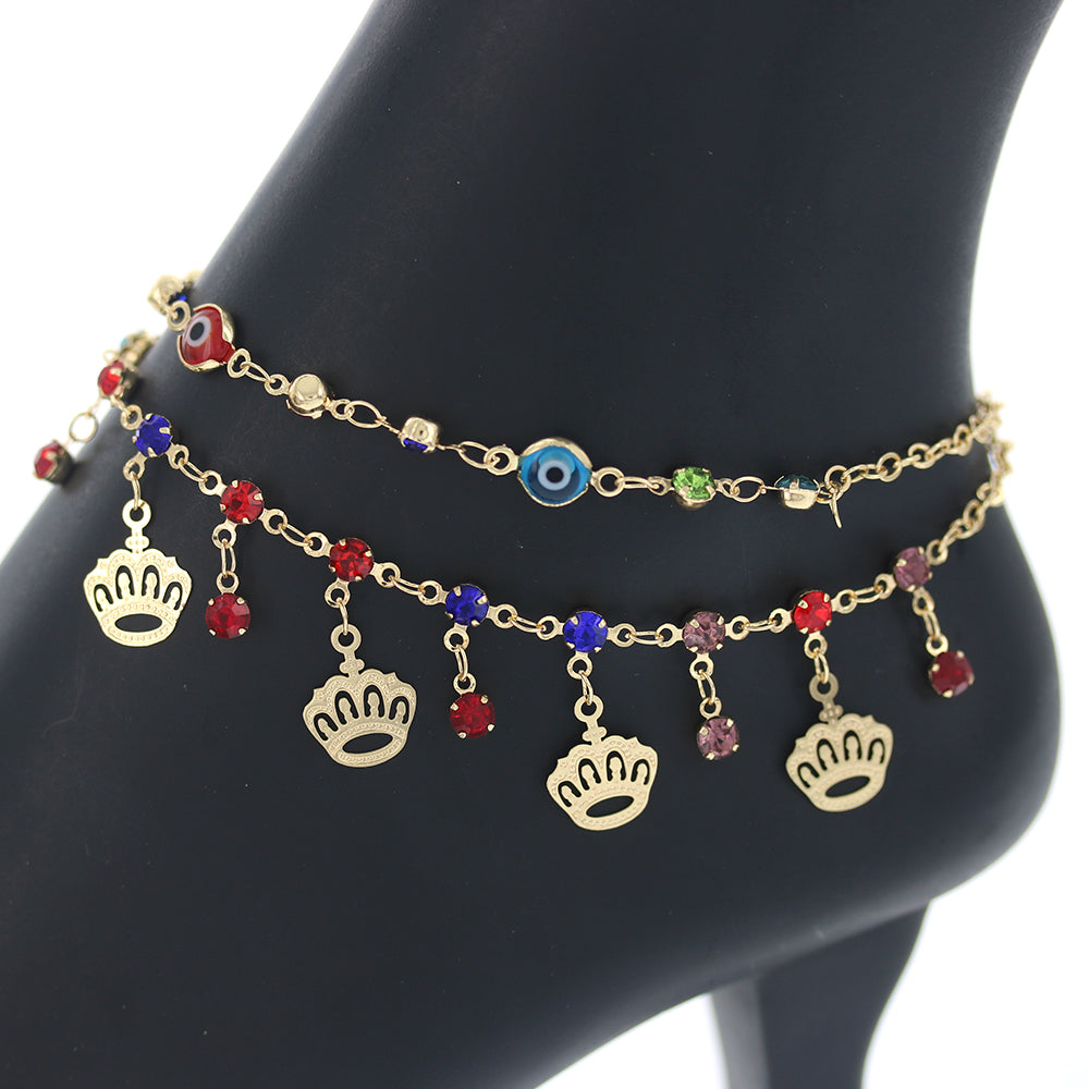 Charms Evil Eye Tobilleras A 1205