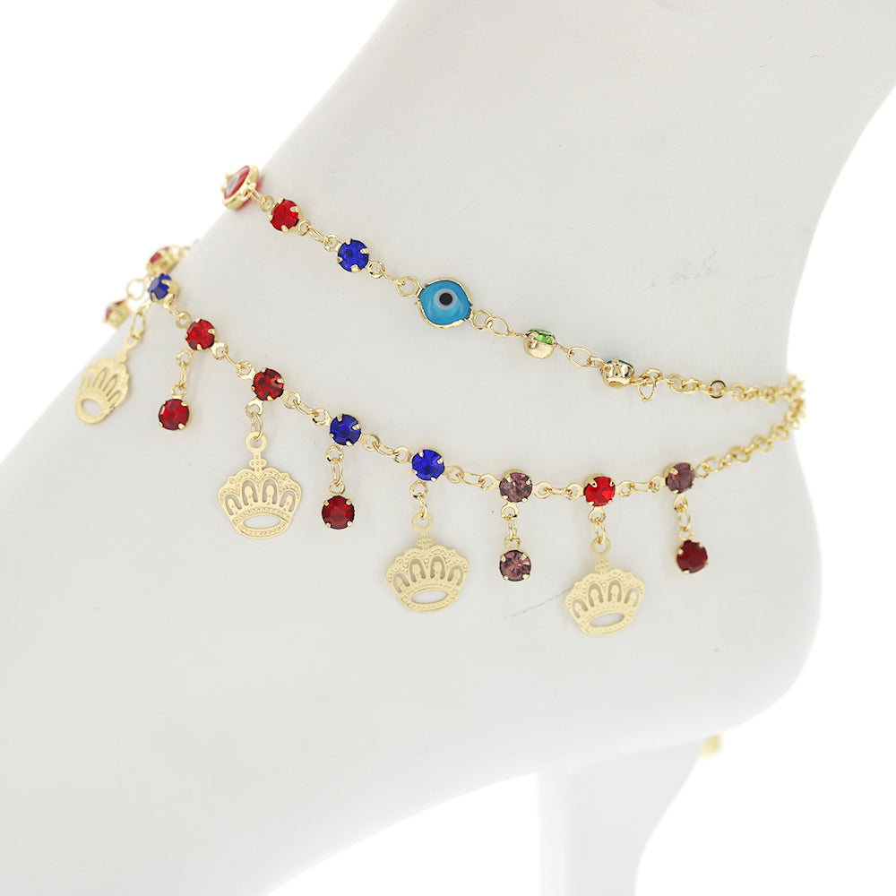 Charms Evil Eye Tobilleras A 1205