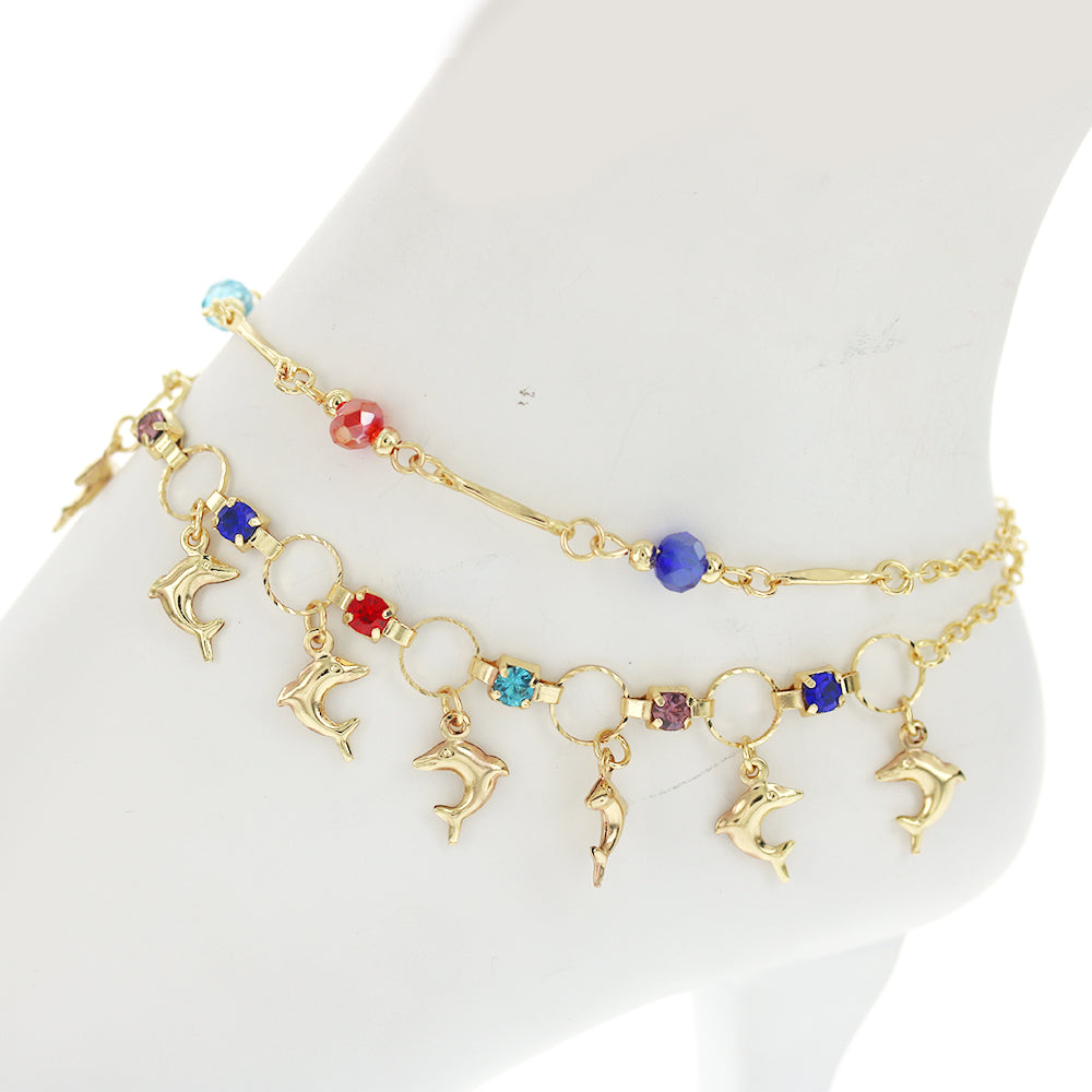 Dolphins Anklets A 1206