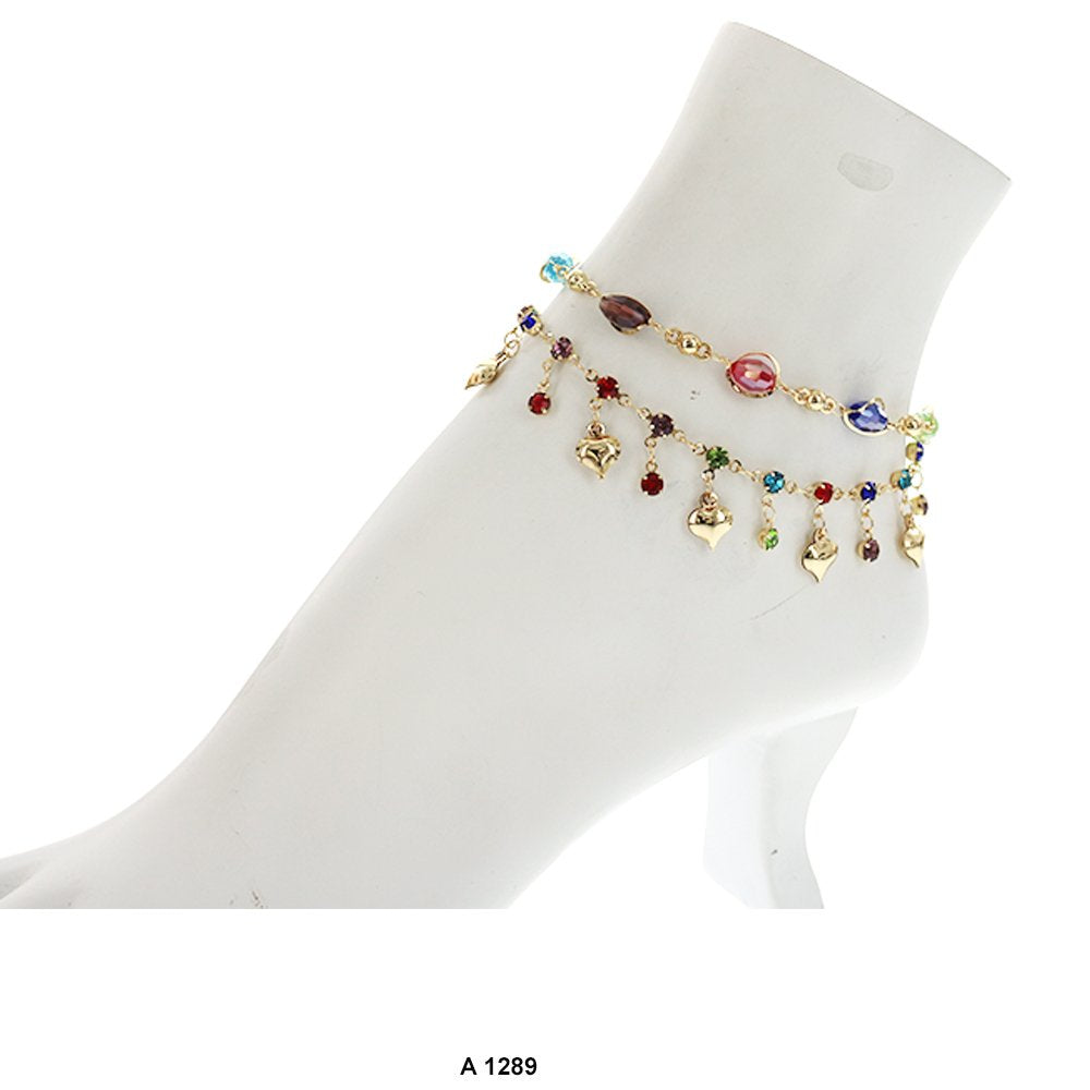 Heart Anklets A 1289