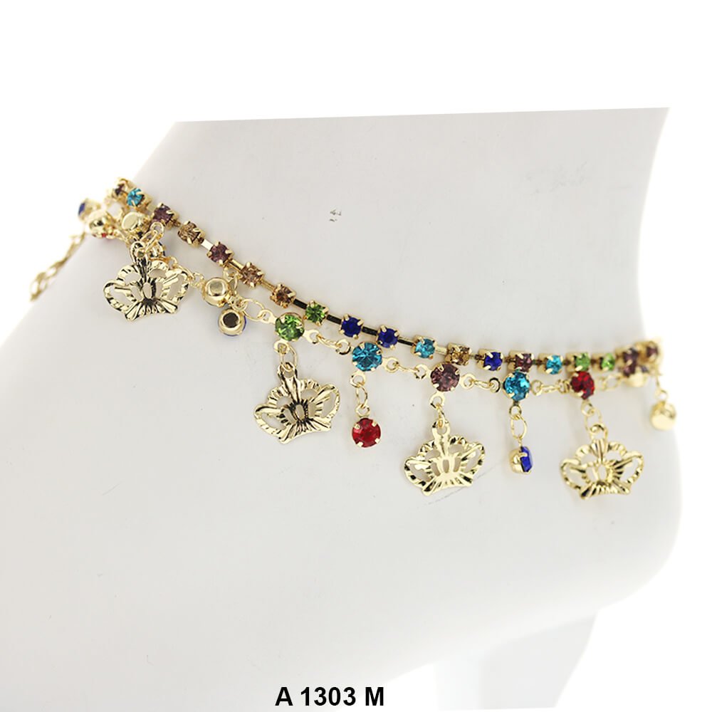 Tobilleras Crown Charm A 1303 M