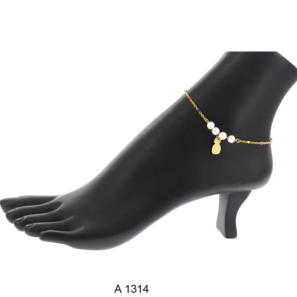 Stainless Steel Anklet A 1314