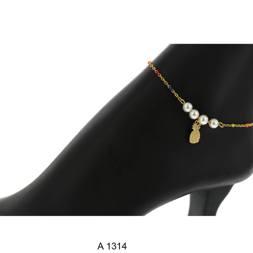 Stainless Steel Anklet A 1314